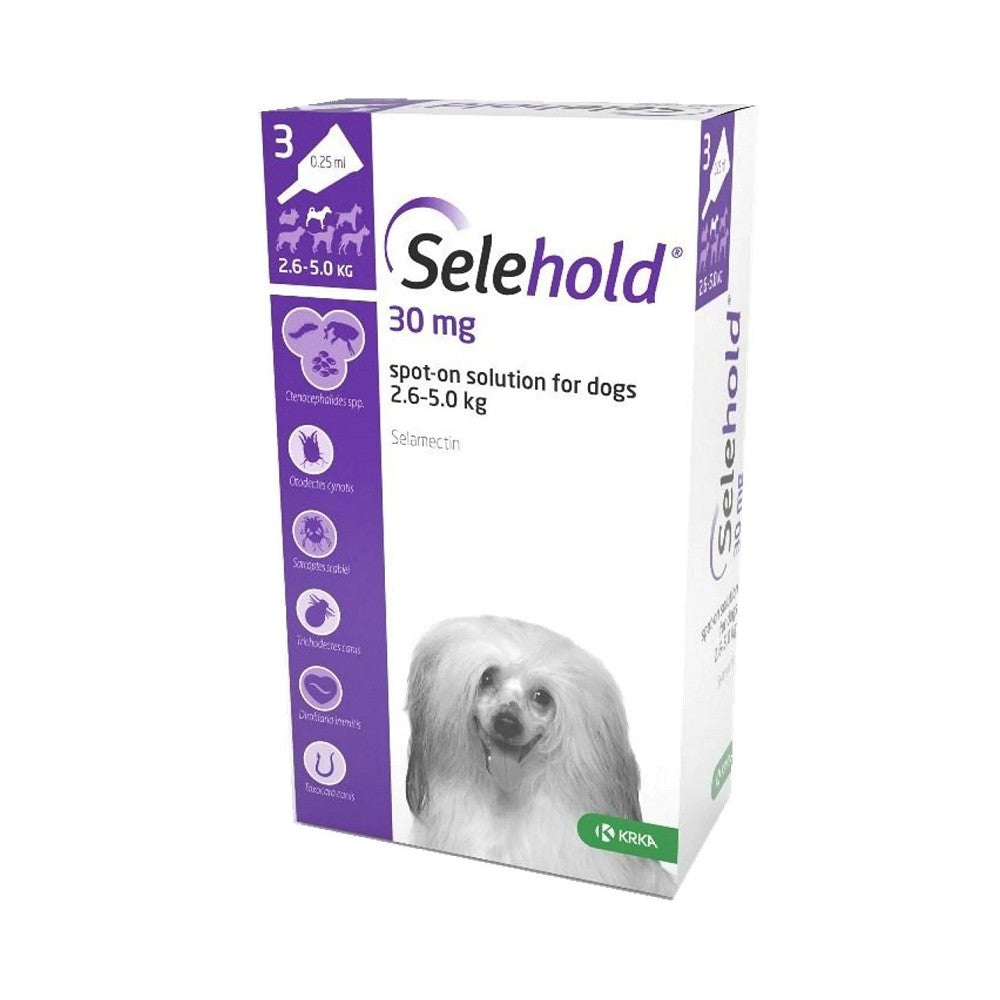Selehold Spot On Flea & Tick Treatment for Dogs - Fast-Acting, Waterproof Topical Solution for Puppies & Adult Dogs - Perfect for Outdoor Adventures & Home Protection