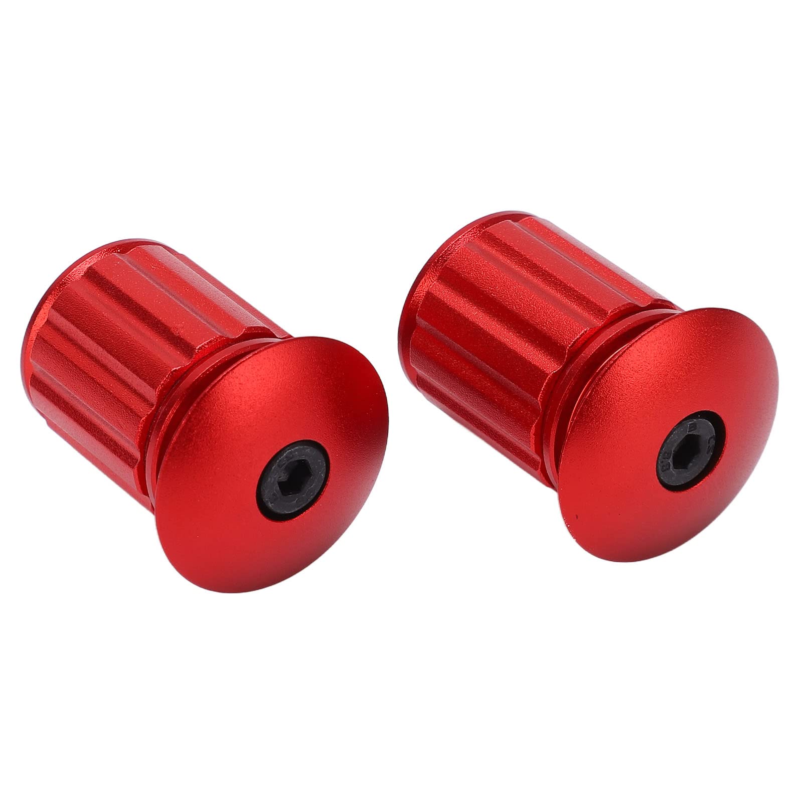 VGEBY Aluminum Alloy Bike Handlebar End Plugs - 1 Pair Adjustable Expansion Locking Caps for Mountain, Folding & Road Bicycles | Durable Protection for Handlebars During Commuting, Trail Riding & Urban Cycling
