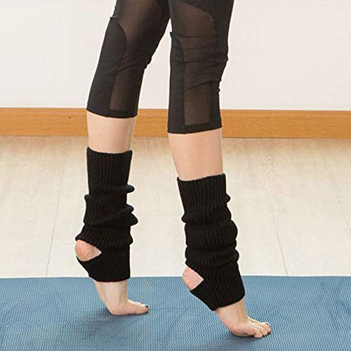 Non-Slip Yoga Socks for Women - Breathable Toeless Workout Socks with Grip - Perfect for Pilates, Dance, Barre & Home Fitness (Black) - Stay Comfortable During Yoga Sessions & Gym Workouts
