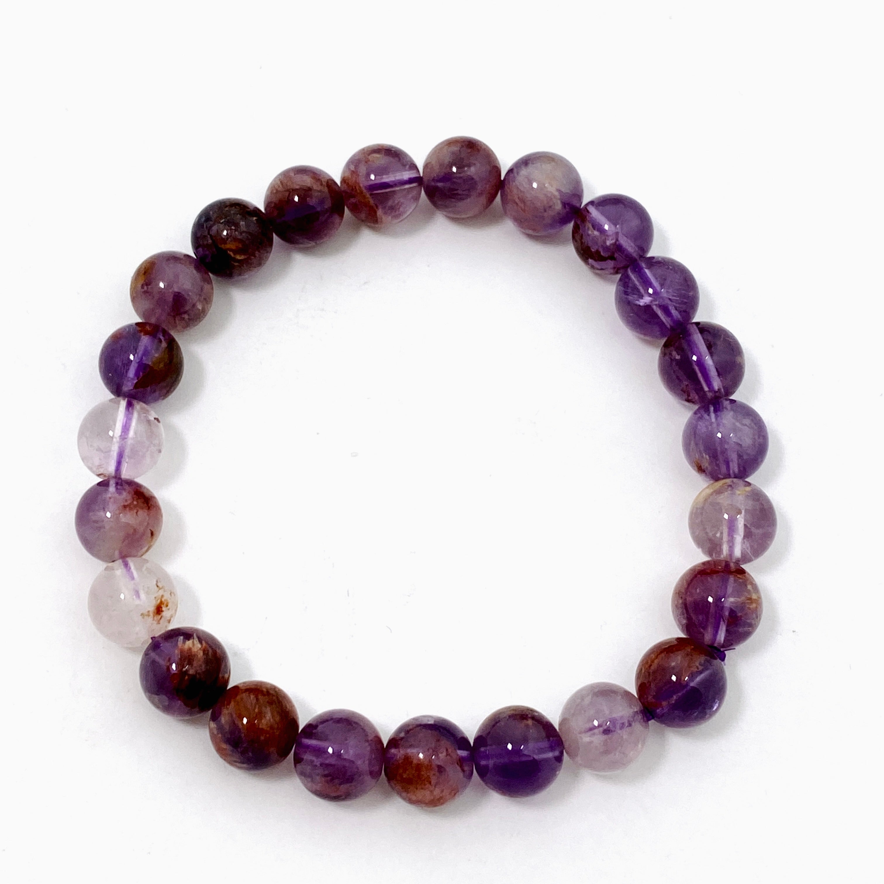 Natural Amethyst Quartz Healing Bracelet for Women - Spiritual Crystal Jewelry for Meditation, Yoga & Positive Energy