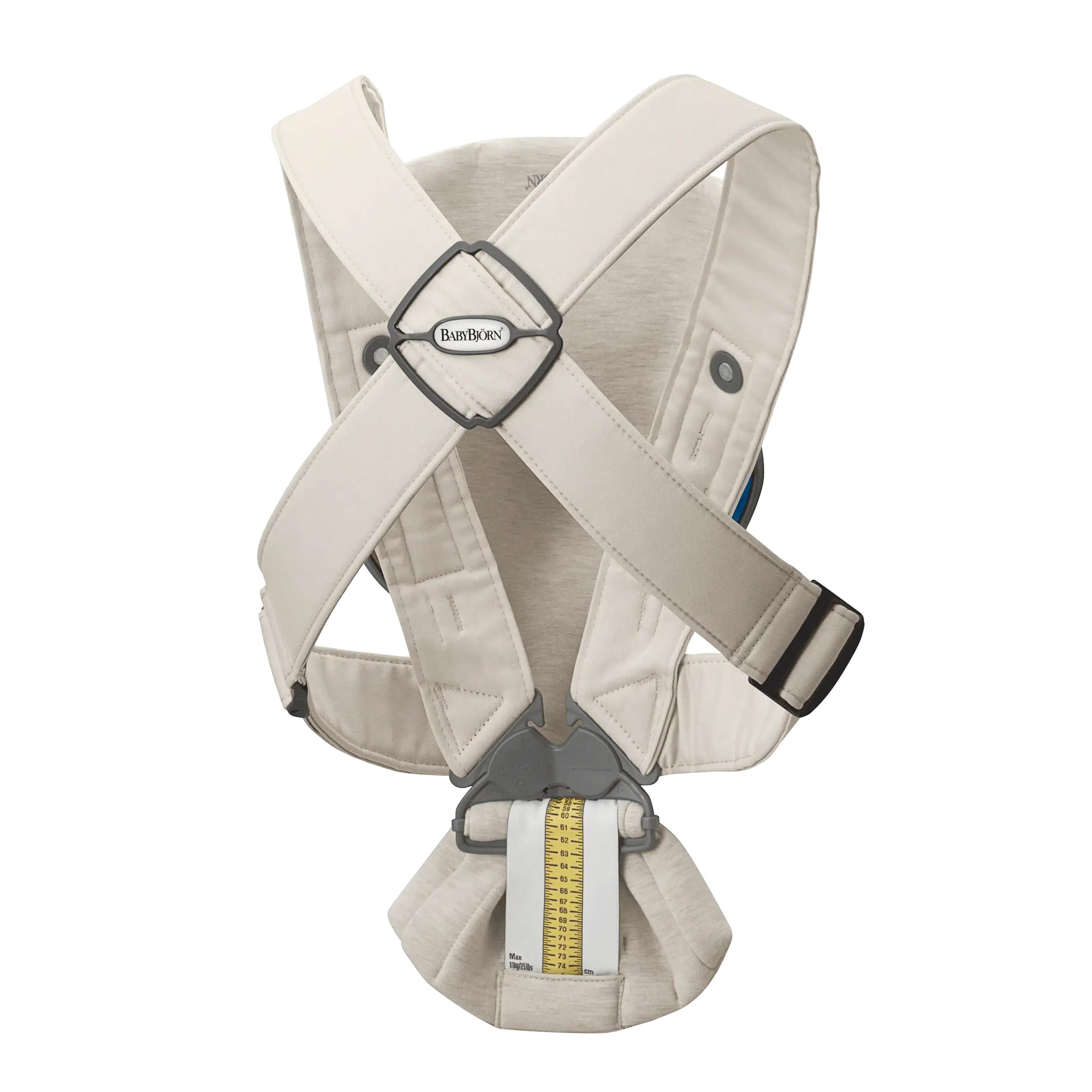 Baby Bjorn Baby Carrier Mini - Soft 3D Jersey in Beige | Ergonomic & Lightweight Infant Carrier for Newborns | Perfect for Travel, Hiking & Everyday Use