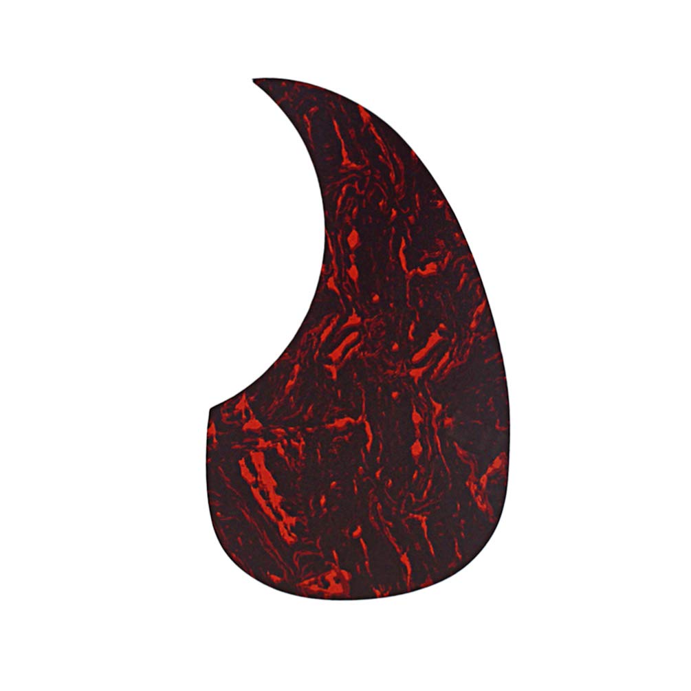 Milisten Tortoise Shell Leopard Guitar Pickguard - Self-Adhesive Electric Guitar Scratch Plate (128mm) for Replacement Parts | Perfect for DIY Guitar Upgrades & Protection
