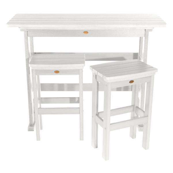 Lehigh 3-Piece Bar Height Balcony Patio Set - Outdoor Bistro Furniture for Small Spaces, Balconies & Decks