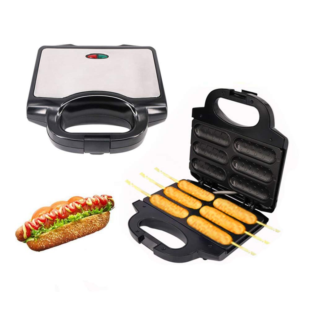 NFY Electric Waffle & Sausage Maker - Crispy French Hot Dog Stick Maker with Baking Grill - Perfect for Breakfast, Snacks & Kitchen Gifts - Ideal for Home, Parties & Quick Meals