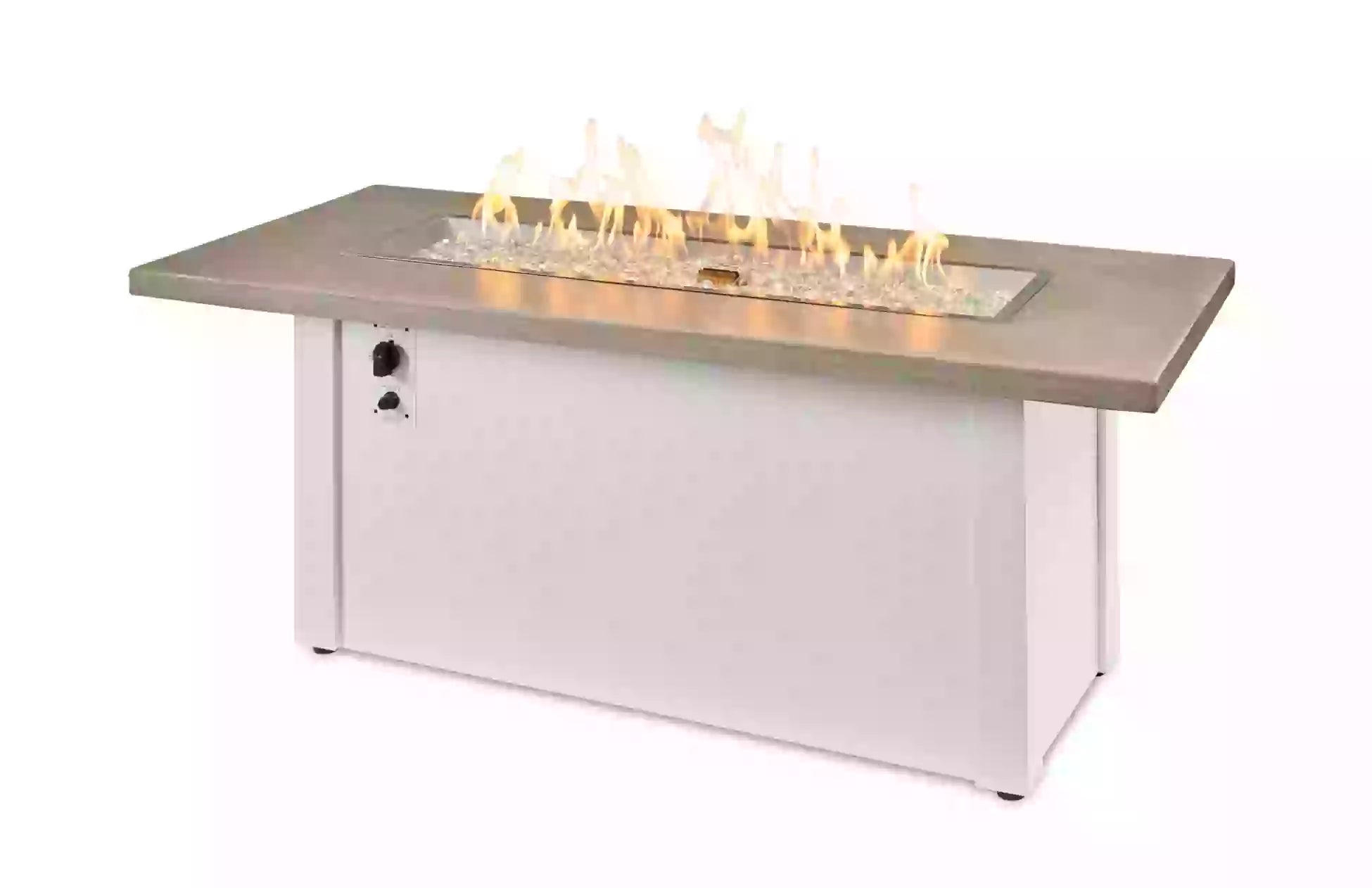 Havenwood Linear Gas Fire Pit Table - Outdoor Patio Heater with Modern Design for Backyard, Deck, and Garden - Perfect for Entertaining and Relaxing