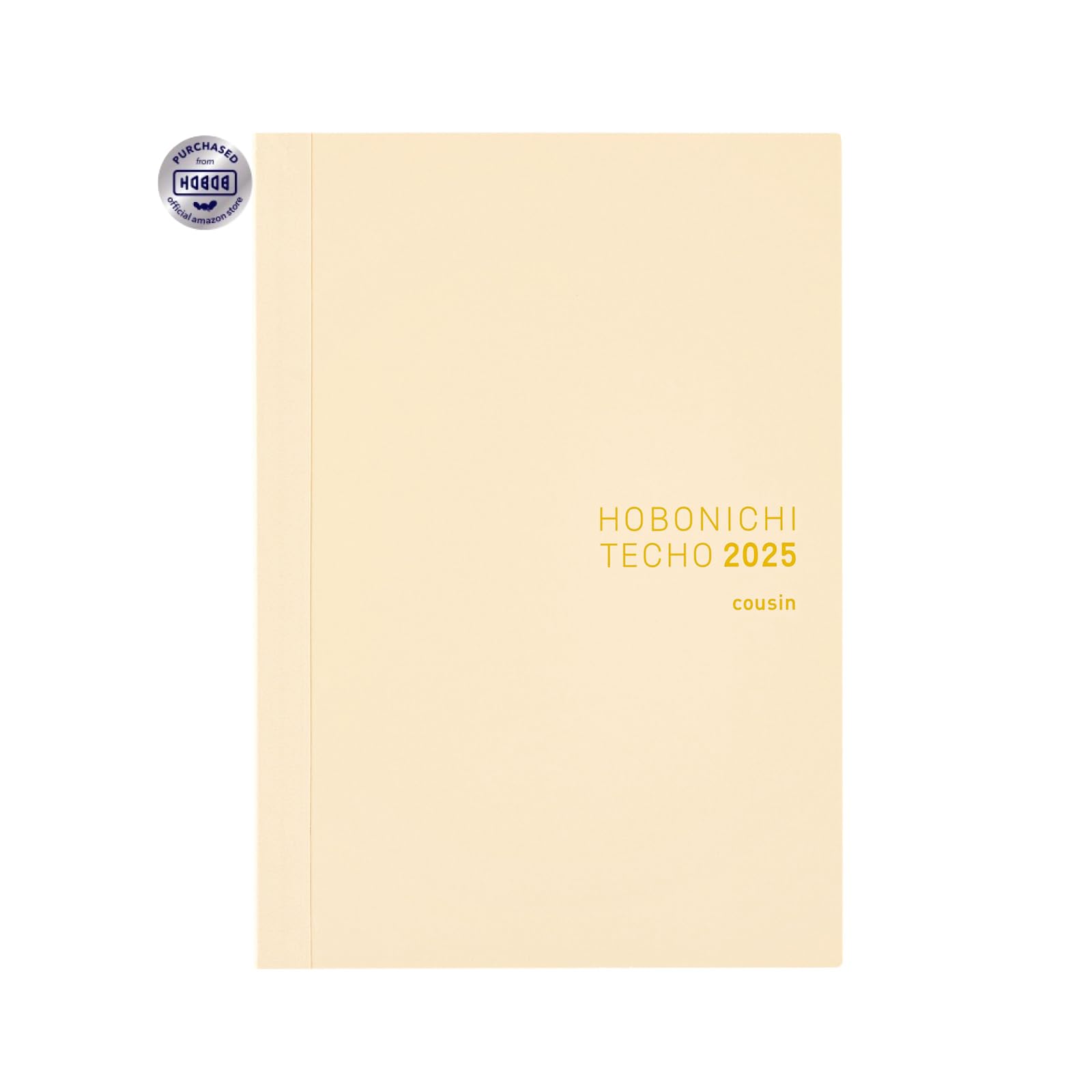 Hobonichi Techo 2025 Cousin Planner - English Version A5 Size with January & Monday Start | Perfect for Work, School & Personal Organization | Daily, Weekly & Monthly Planning