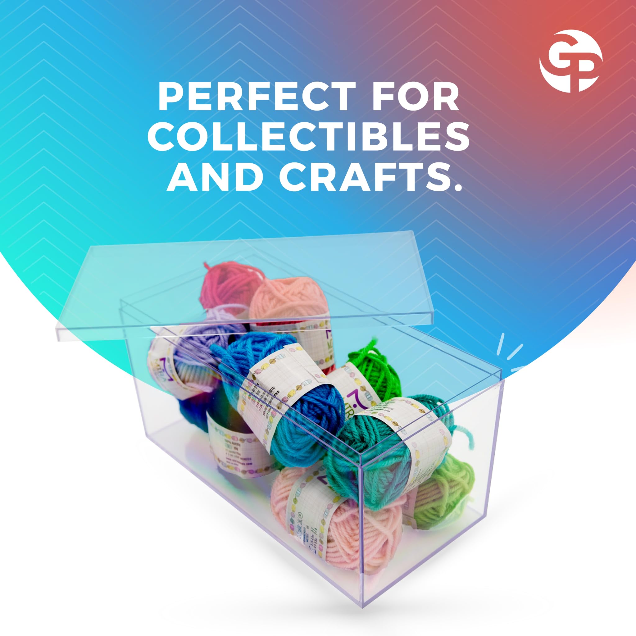 Premium Clear Hard Plastic Display Case for Collectibles - 8