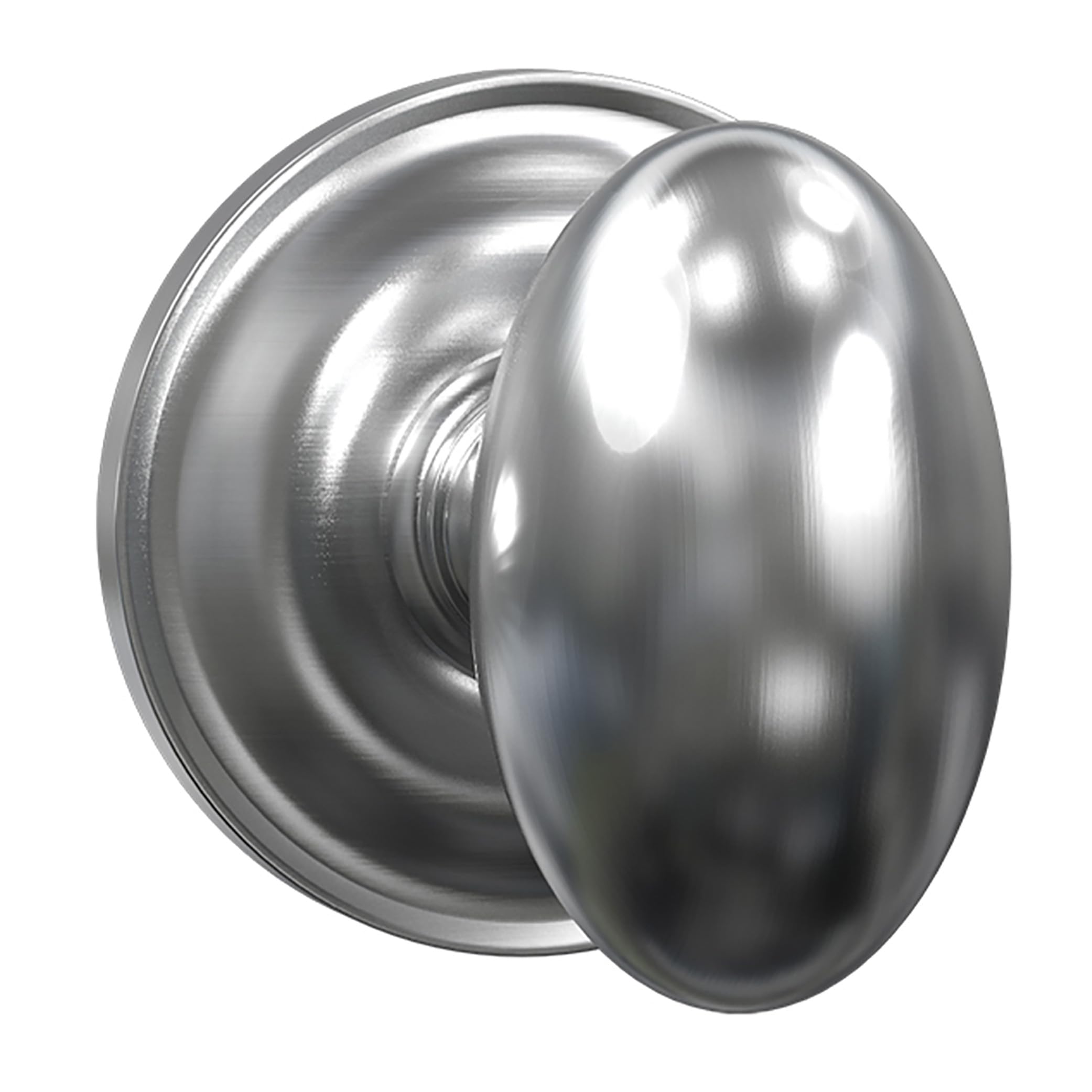 Delaney Hardware Bravura 905 Oxford Knob Passage Lockset - Modern Round Trim Door Knob in Satin Nickel Finish for Hallway, Office & Interior Doors | Secure & Stylish Entry Solution