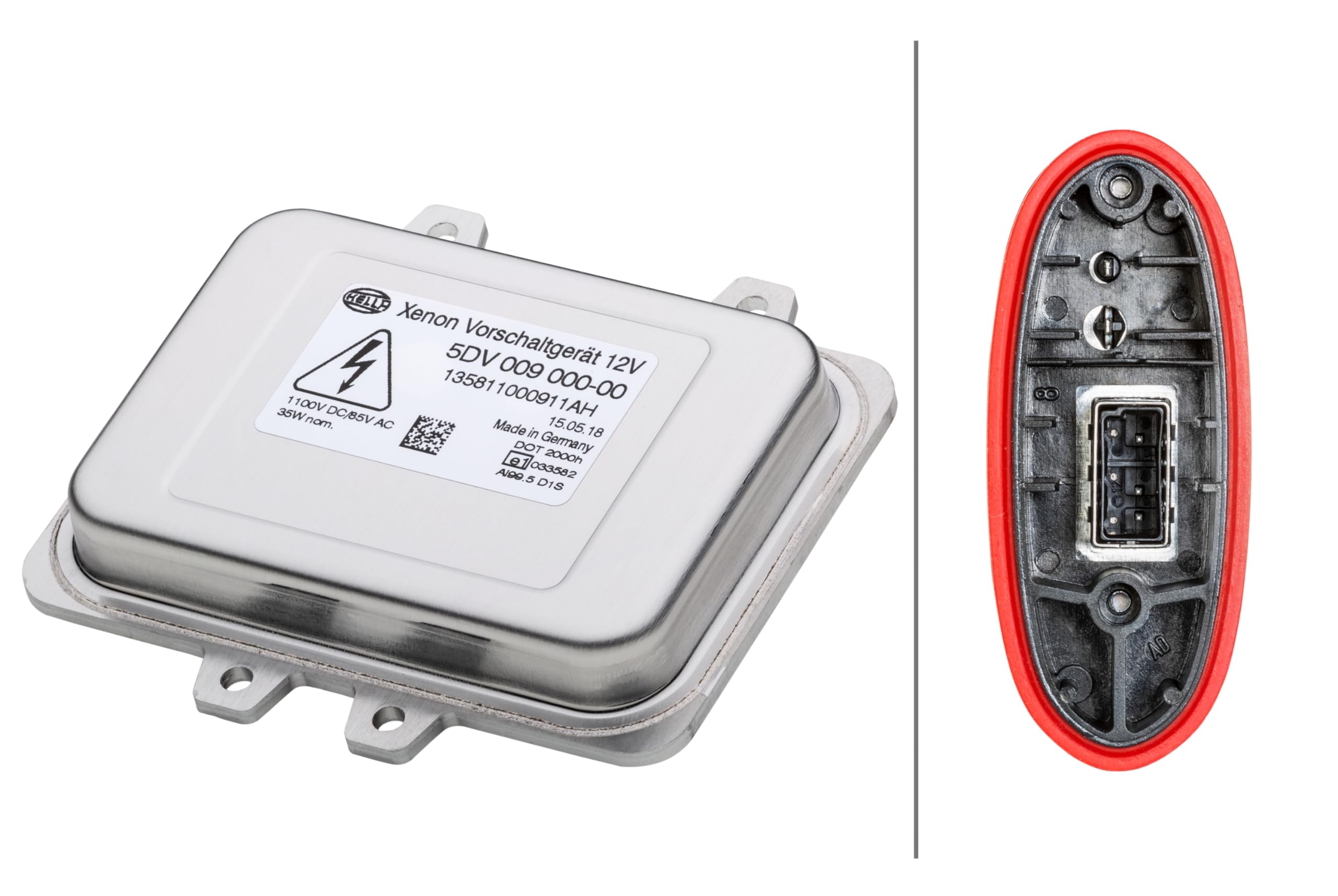 BMW Xenon 12V Ballast Unit - Hella OEM Replacement Part for BMW Headlight Upgrade - Perfect for Night Driving & Enhanced Visibility