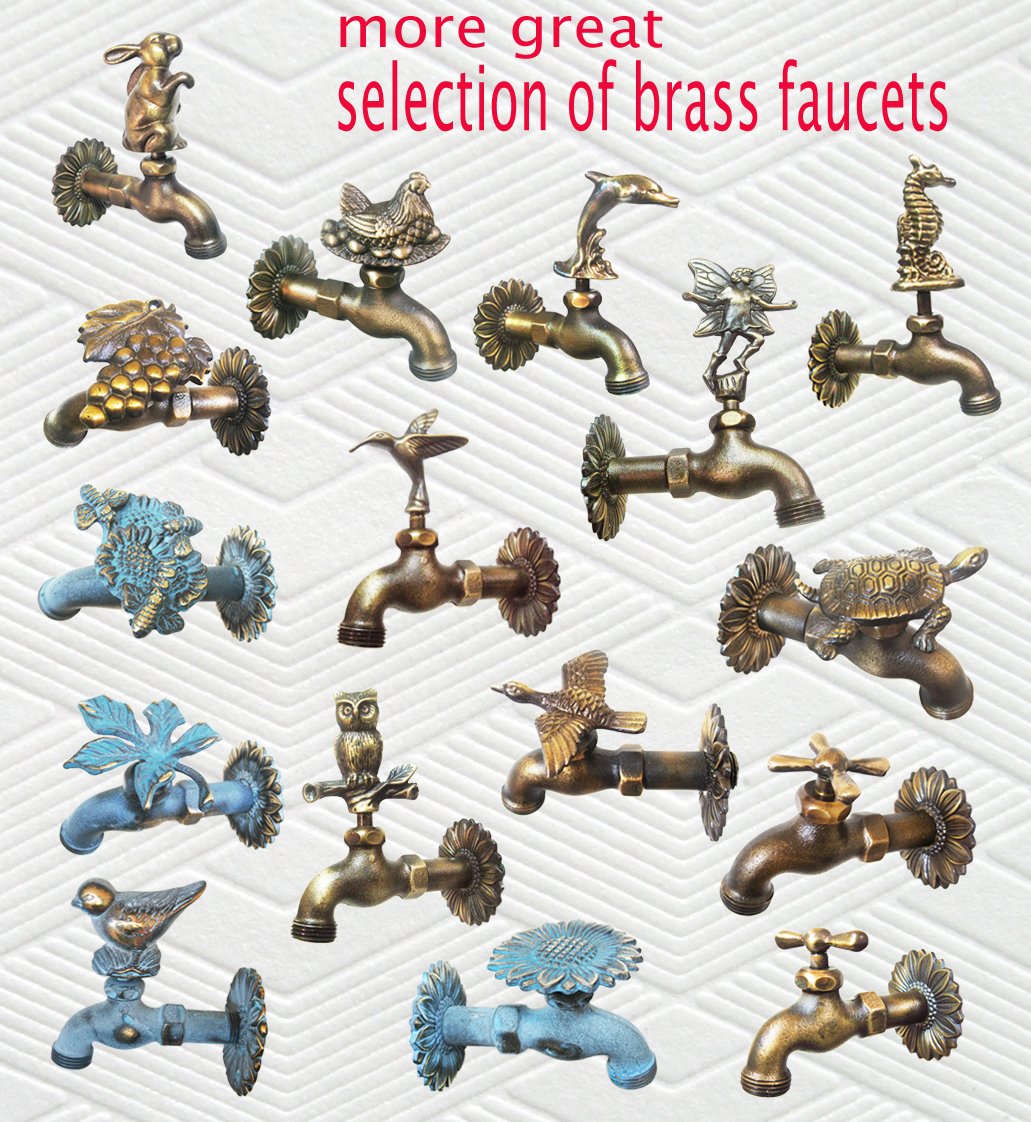Premium Solid Brass Dolphin Faucet - Elegant Bathroom Sink Faucet with High Polish Finish - Perfect for Coastal, Nautical, or Beach-Themed Bathrooms