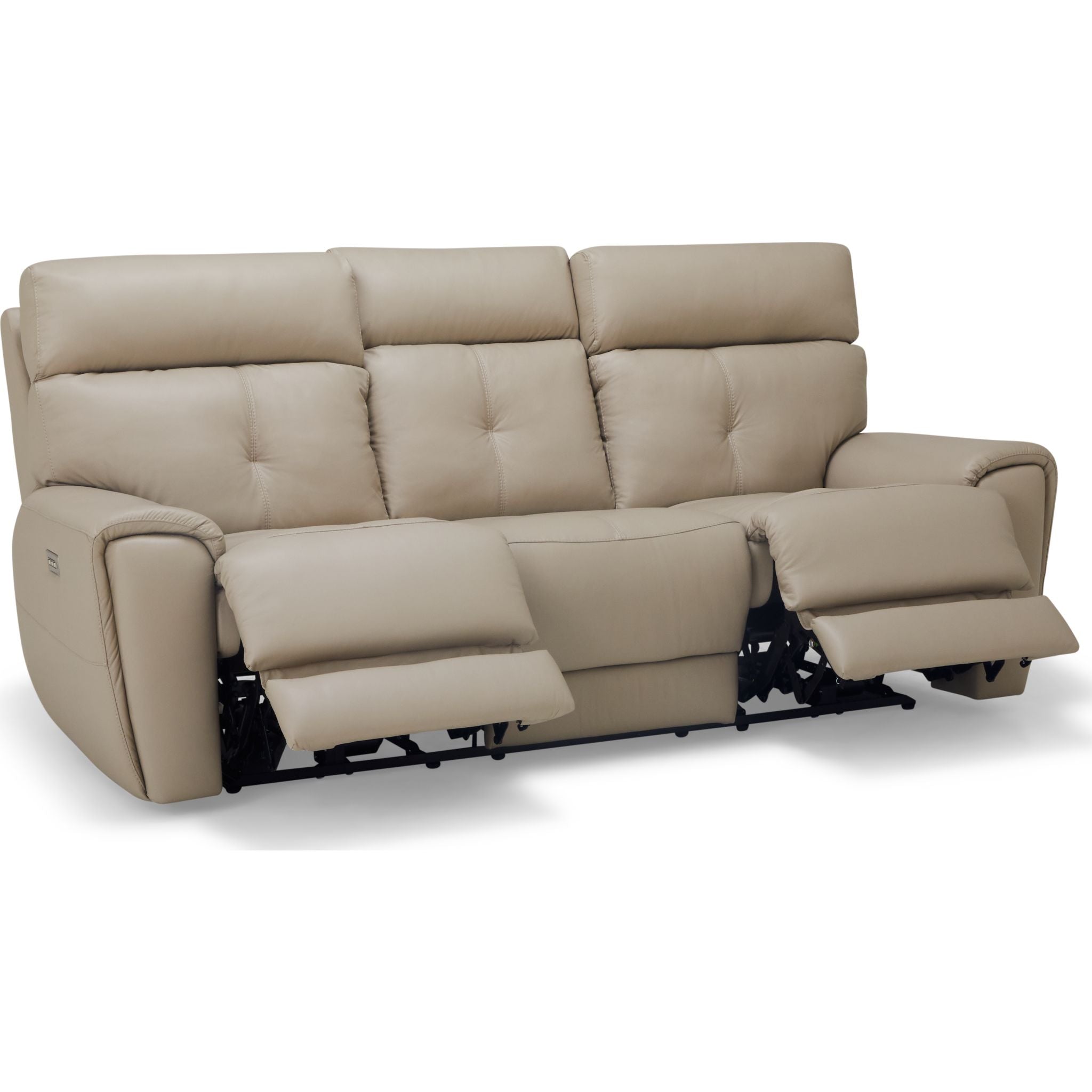 Aedon Power Reclining Sofa with Adjustable Headrest & Lumbar Support - Modern Comfort for Living Room, Home Theater & Relaxation | Bali Harvest Collection