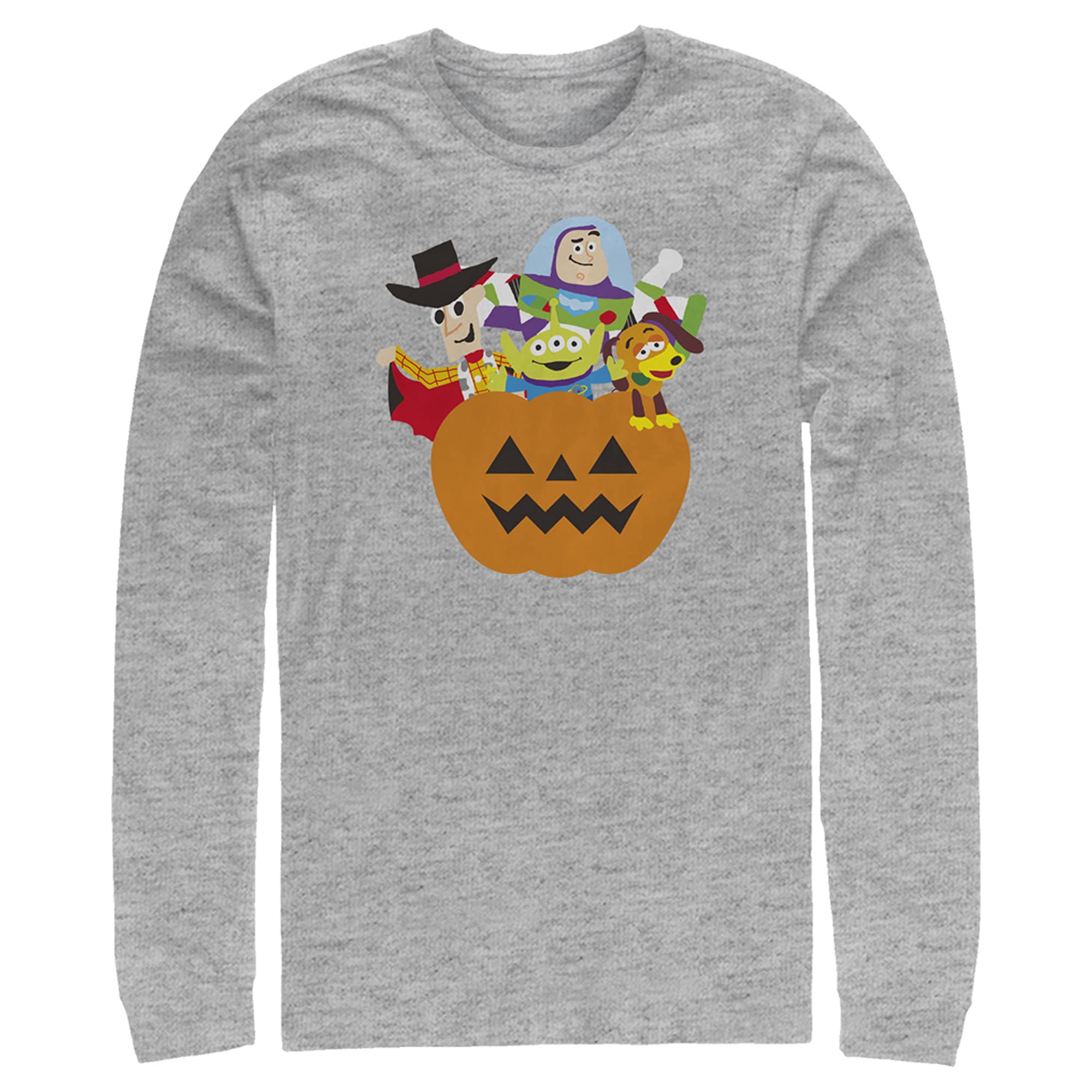 Men's Toy Story Halloween Long Sleeve T-Shirt - Cute Graphic Tee for Disney Fans, Costume Parties & Casual Wear