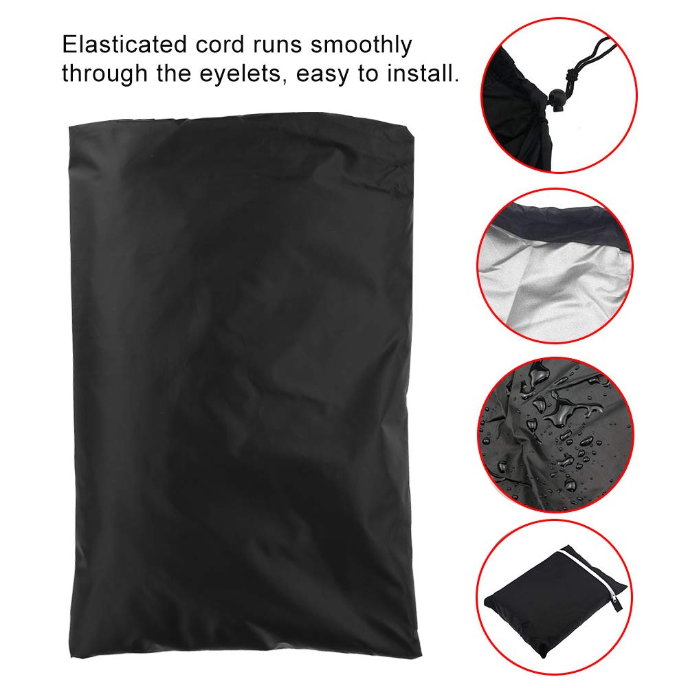 Dioche Heavy Duty Waterproof Mobility Scooter Cover - Oxford Material All-Weather Protection for 4 Wheel Power Scooters (74.8