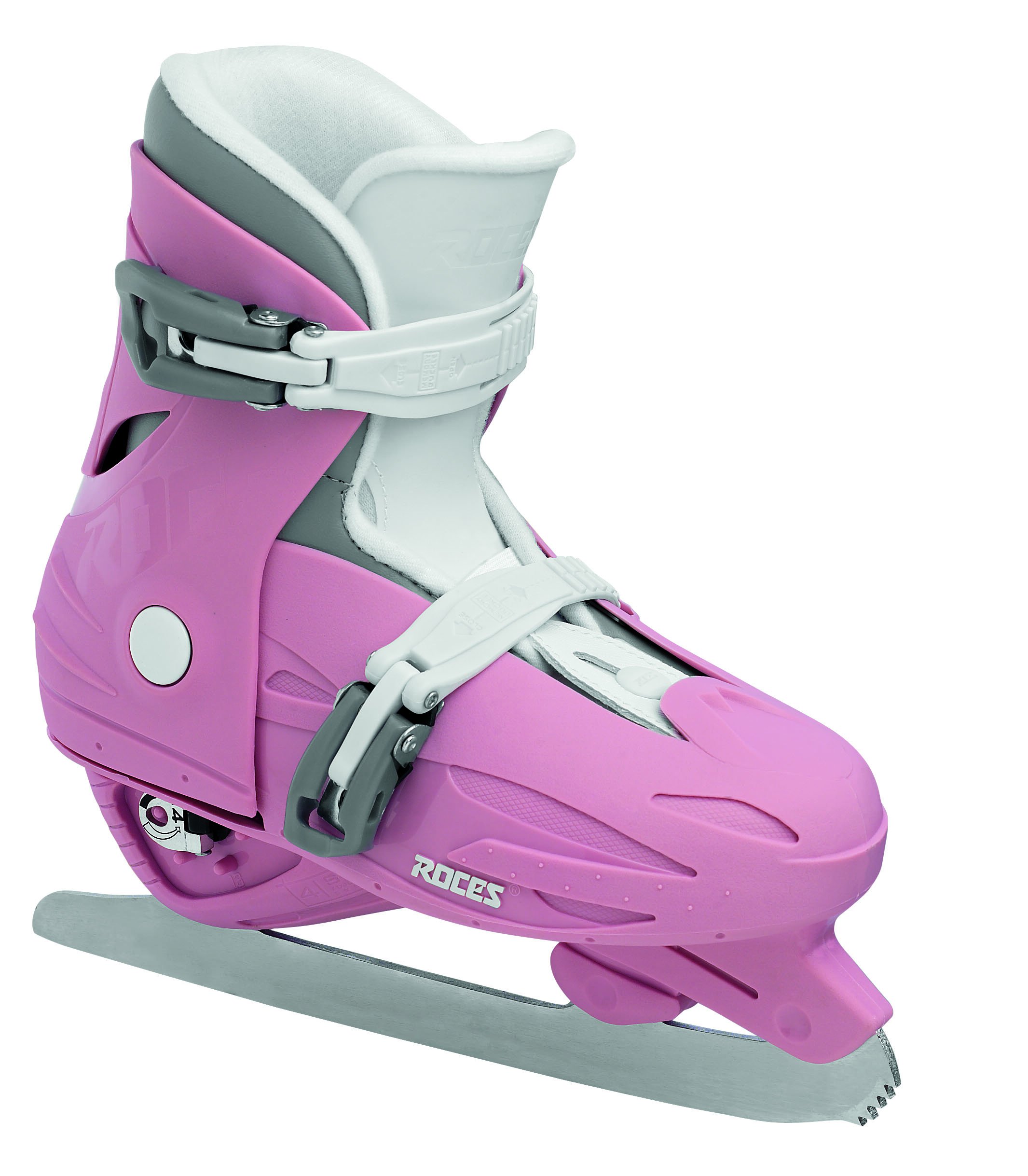 Roces MCK II F Adjustable Ice Skates for Kids - Comfortable & Safe Youth Hockey Skates - Perfect for Ice Rinks, Outdoor Skating & Winter Sports