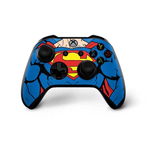 Officially Licensed Warner Bros Superman Skin for Xbox One X Controller - Custom Gaming Decal for Enhanced Grip & Style - Perfect for Gaming Enthusiasts & Collectors