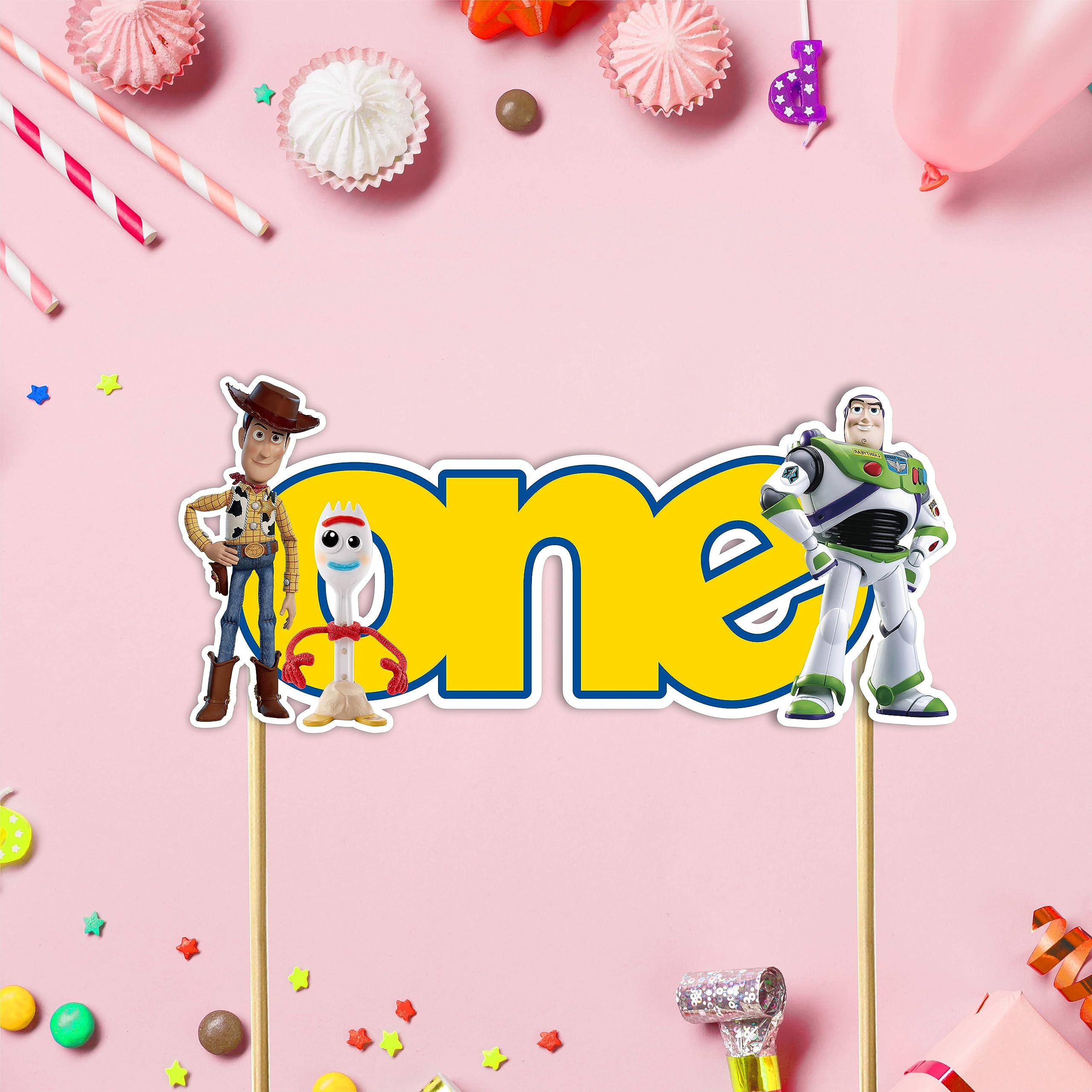 Seyal® Stylish Cake Topper for Birthday, Wedding, Anniversary - Perfect for Decorating Cakes, Cupcakes & Desserts