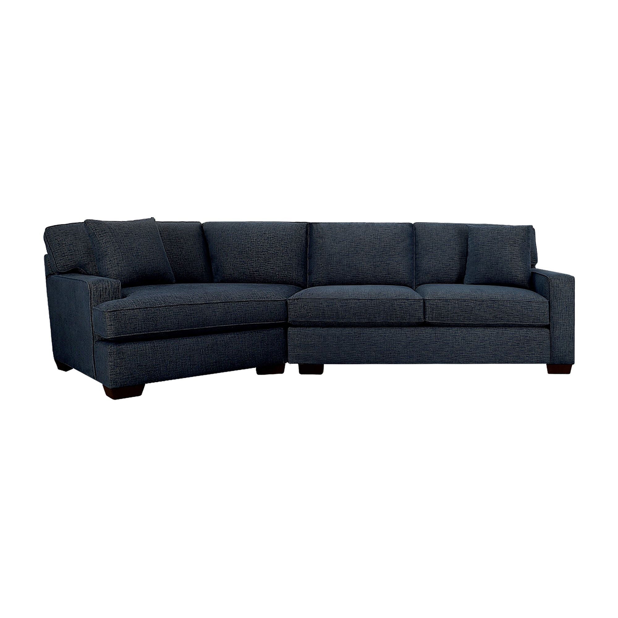 Comfortable and Stylish Left Facing Cuddler Sofa - Perfect for Living Room, Family Room, and Cozy Movie Nights