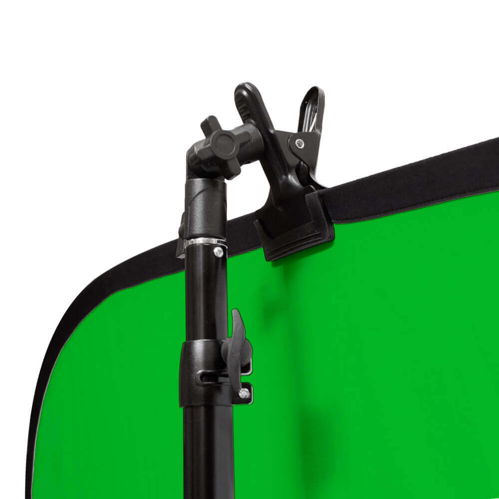 Professional Dual Frame Chroma Key Green/Blue Screen Backdrop Stand with Clamp - Perfect for Live Streaming, Video Production & Photography Studio Setup