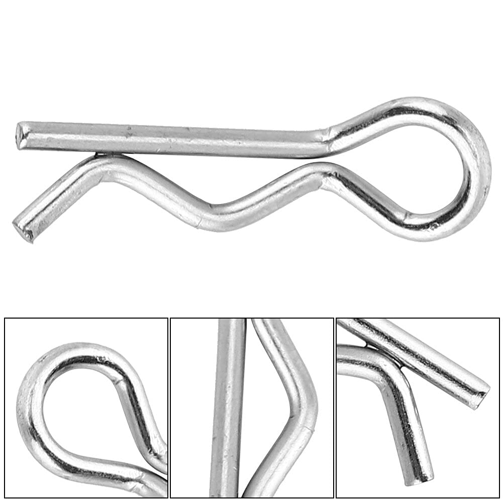 8pcs Stainless Steel RC Car Body Shell Clips - Durable Metal Replacement Parts for RC Model Cars - Perfect for RC Car Wind Tails & Body Repair