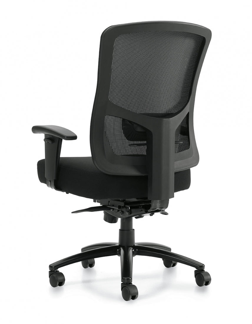 Heavy Duty Mesh Back Synchro Tilter Chair - 350 lb Weight Capacity, Ergonomic Office Chair by OTG - Perfect for Home Office, Gaming, and Conference Rooms
