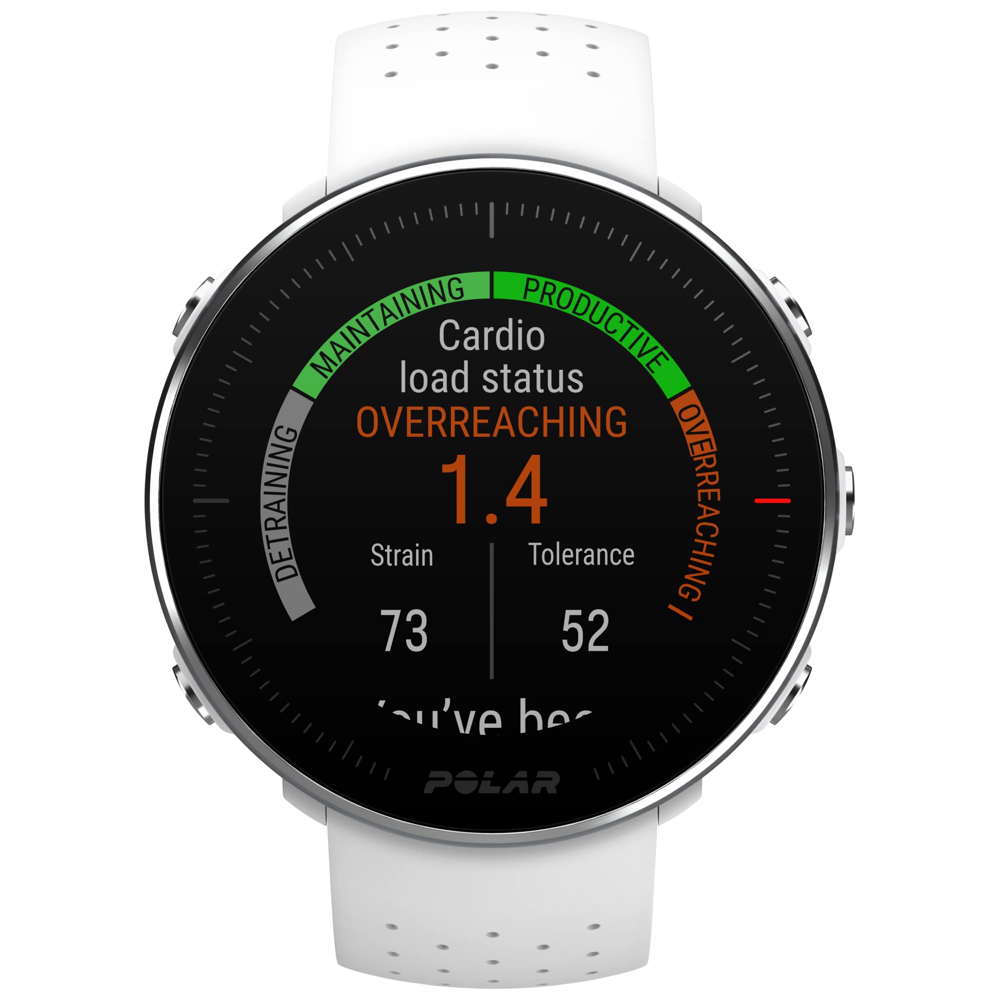 Polar Unisex Multisport GPS Watch - White, S/M Size - Perfect for Running, Swimming & Fitness Tracking