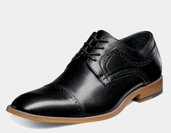 Dickinson Cap Toe Oxford Dress Shoes for Men - Classic Formal & Business Attire - Perfect for Weddings, Office & Special Occasions