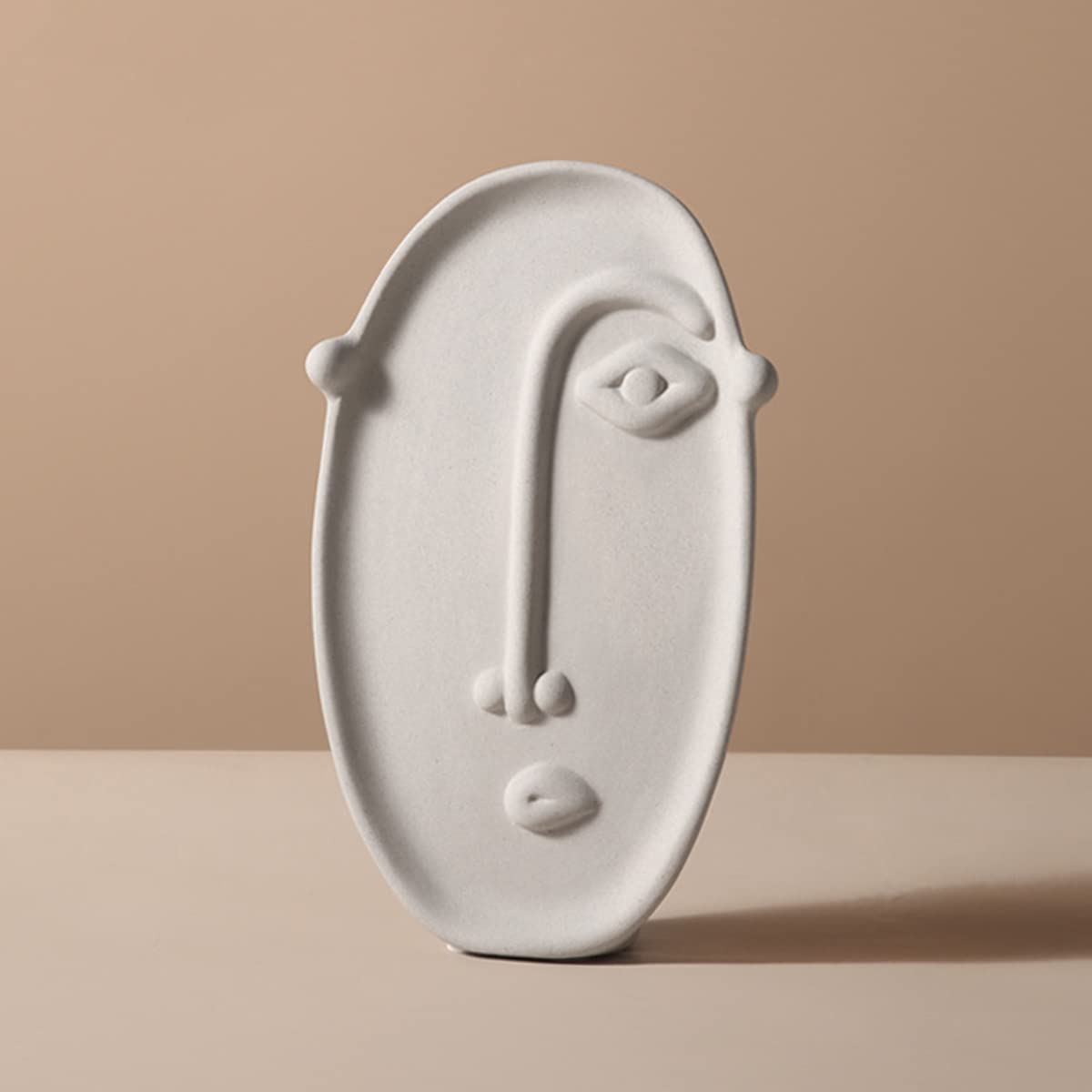 Ceramic Vase - Modern Abstract Face Art Bud Vase for Dry Flowers | Wedding Centerpiece & Office Desk Decor | Perfect for Home Décor, Floral Arrangements & Gift Giving