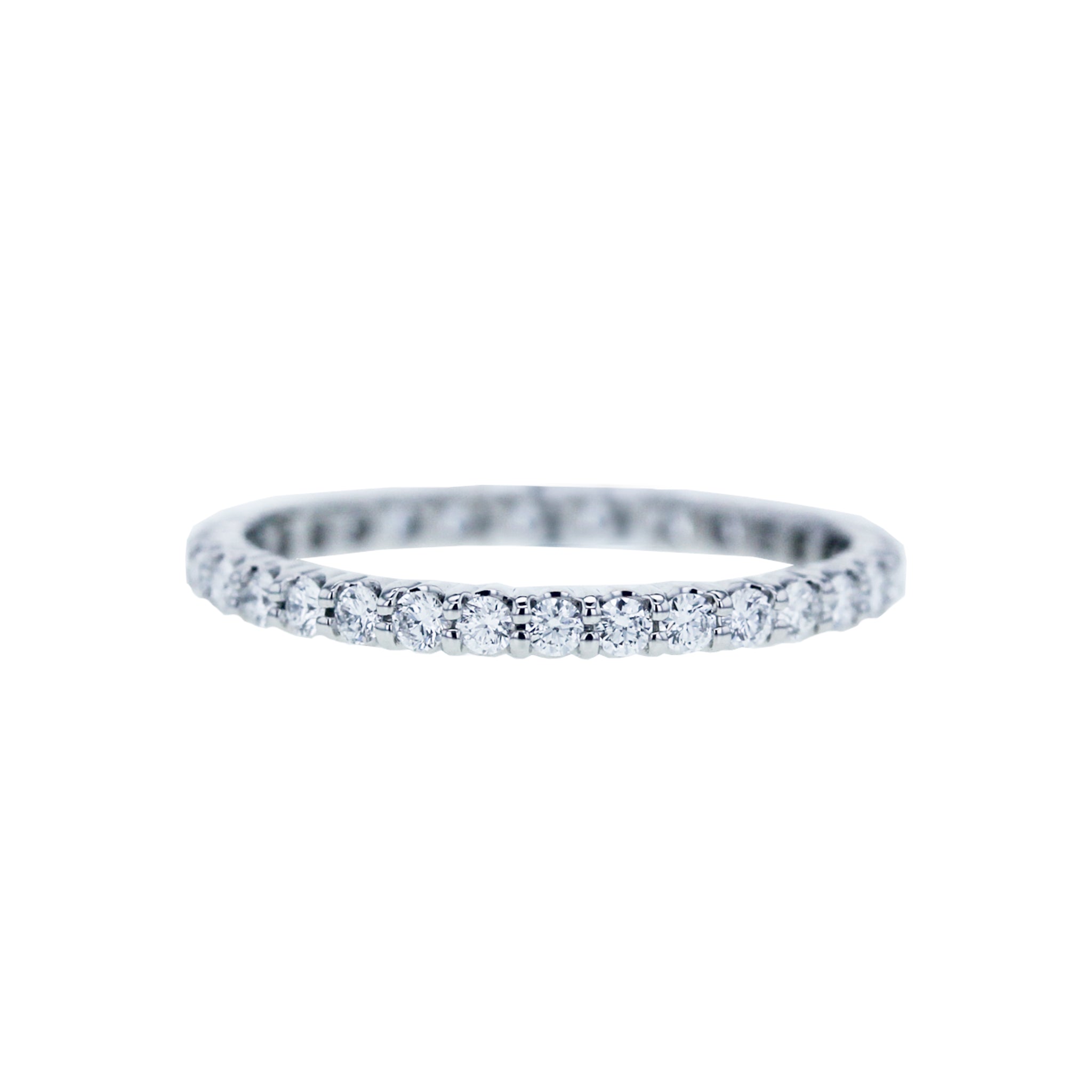 American Jewelry Design Diamond Band Ring - Elegant 14K Gold Wedding Band for Women, Perfect for Engagement, Anniversary & Special Occasions