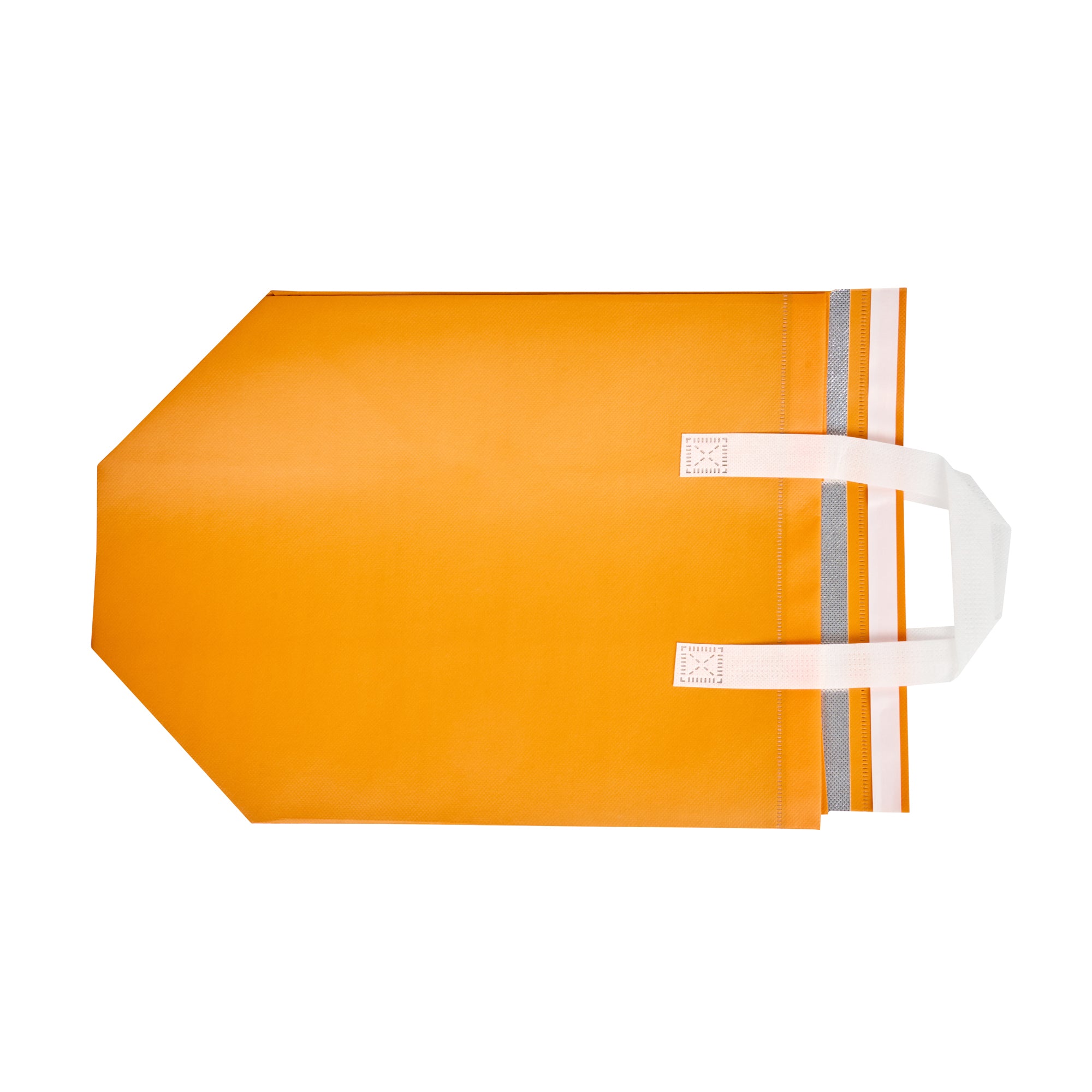 Orange Insulated Take Out Bags - Tamper Evident Food Delivery Bags (11.75