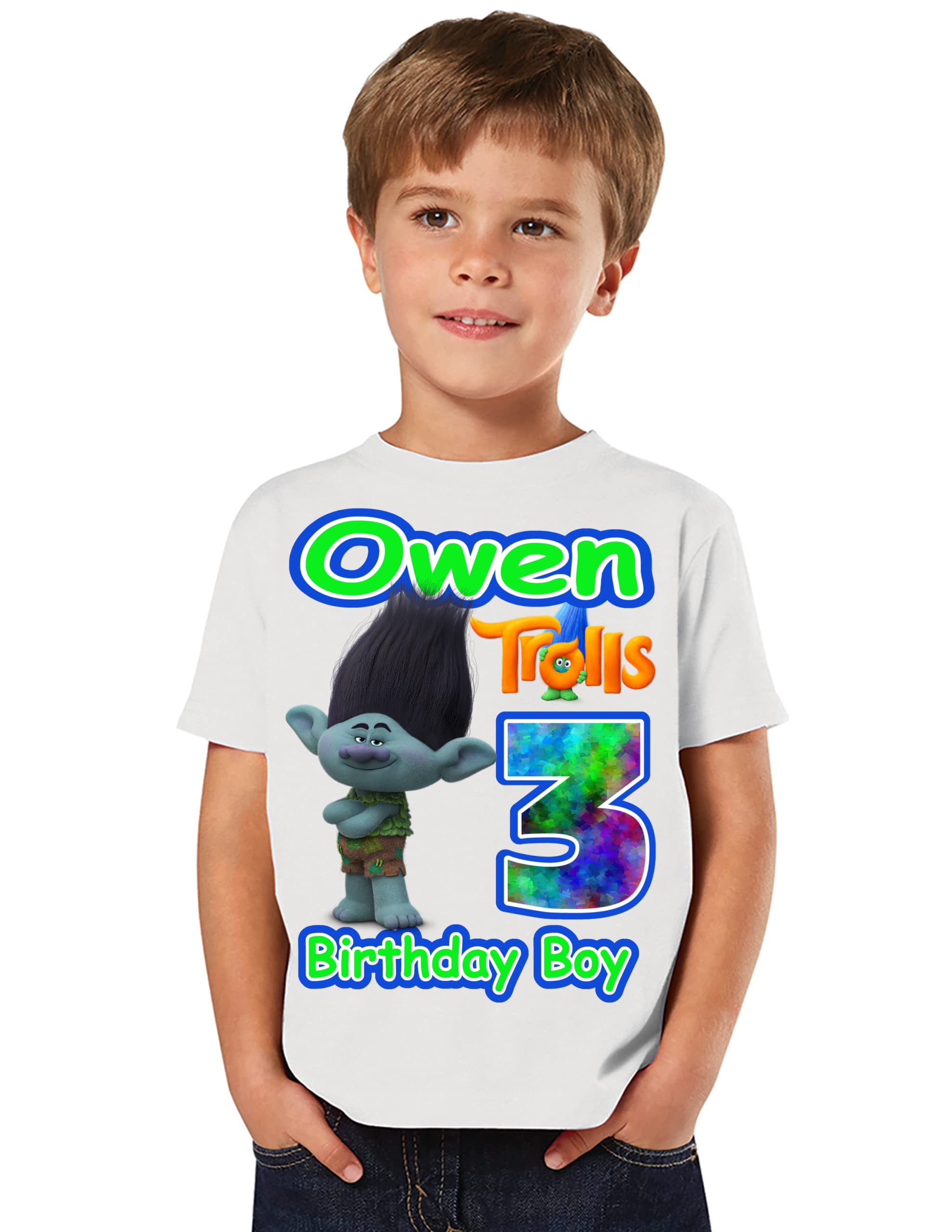 Custom Birthday Shirt Personalized with Name & Age - Family Matching Birthday Outfits for Boys & Girls - Handmade Celebration T-Shirts for Parties, Photos & Special Occasions