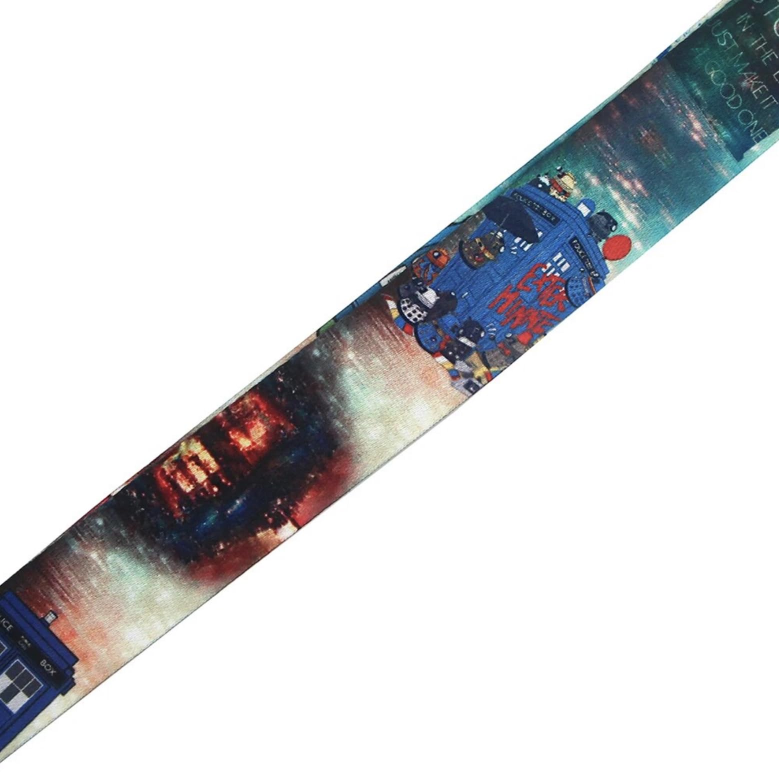 Doctor Who Tardis Keychain Lanyard - 17.7