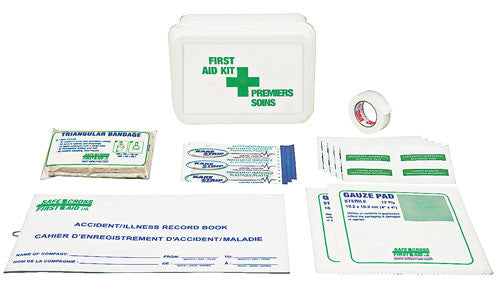 Federal Type D Kit - Small Plastic Emergency First Aid Kit for Home, Car, and Outdoor Safety