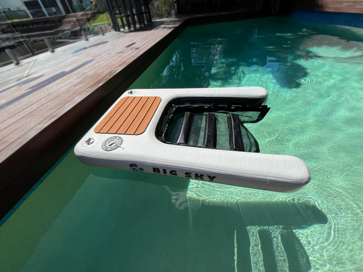 Inflatable Pontoons for Boats - Lightweight & Portable Inflatable Dog Ramp for Easy Water Access | Perfect for Kayaks, Canoes & Beach Trips with Pets