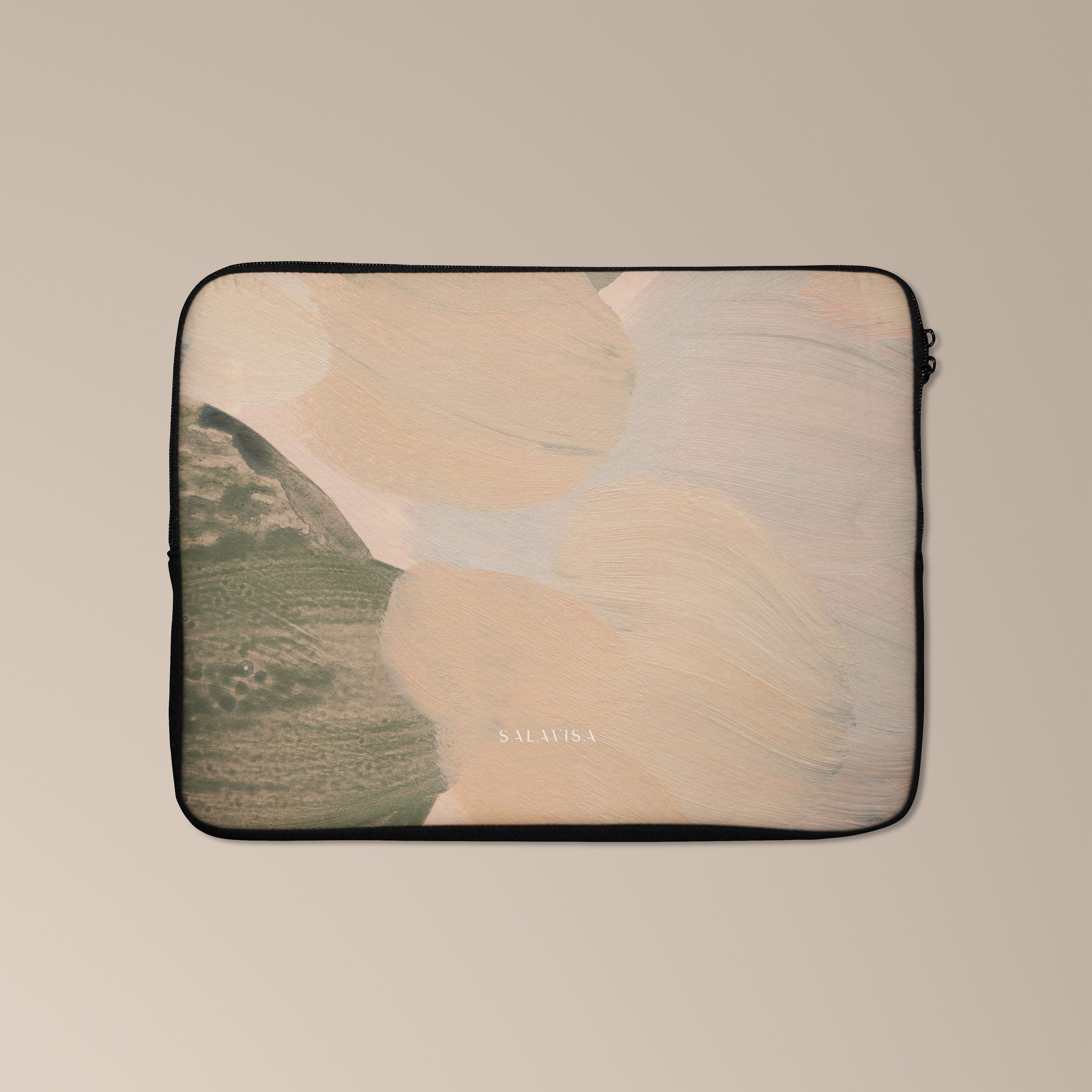 Premium Sunny Canvas Laptop Sleeve - Waterproof & Shockproof Protective Case for 13-15 Inch MacBook, Laptops - Perfect for Office, Travel & School Use