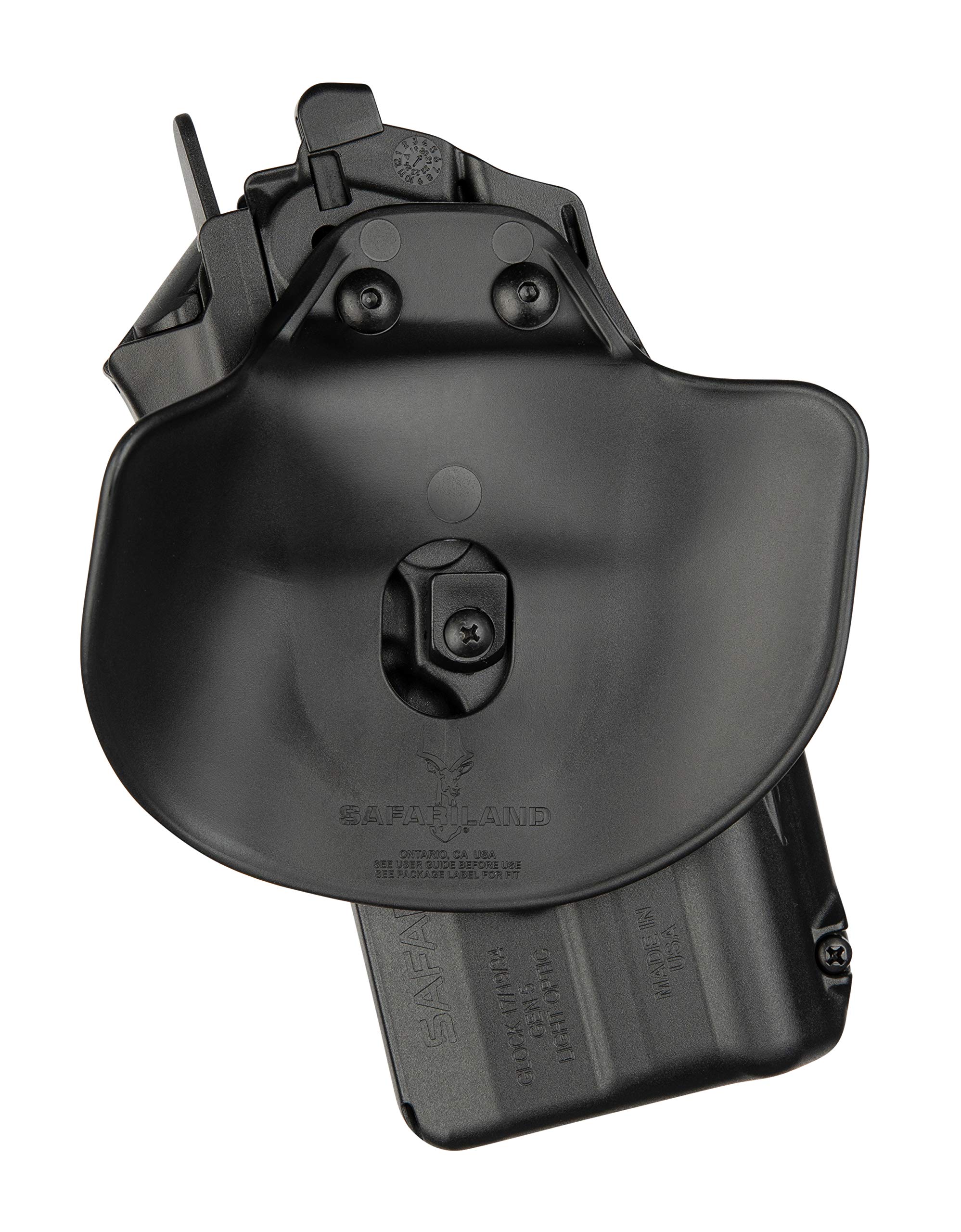Safariland 7378RDS 7TS ALS Concealment Holster with Paddle & Belt Loop Combo - Right Hand Draw for Pistols - Perfect for CCW, Law Enforcement & Outdoor Activities