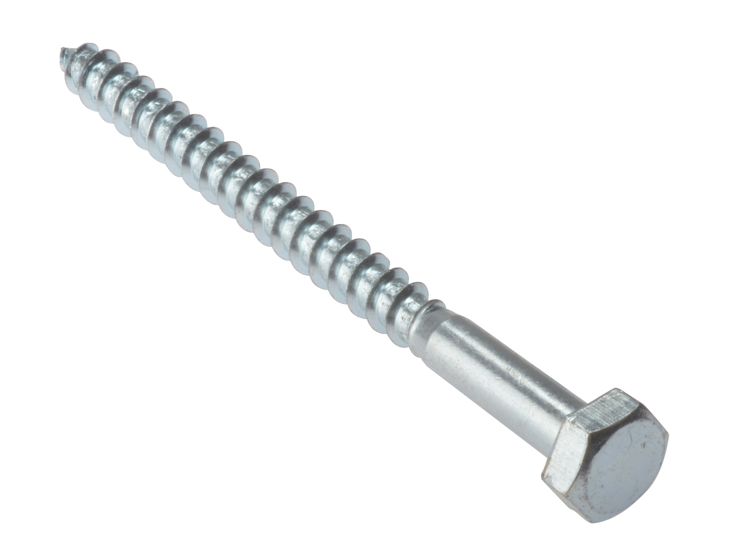 High-Quality M8 x 40mm Zinc Plated Coach Screws - Pack of 10 | Heavy-Duty Fasteners for Furniture Assembly, Deck Building & Construction Projects