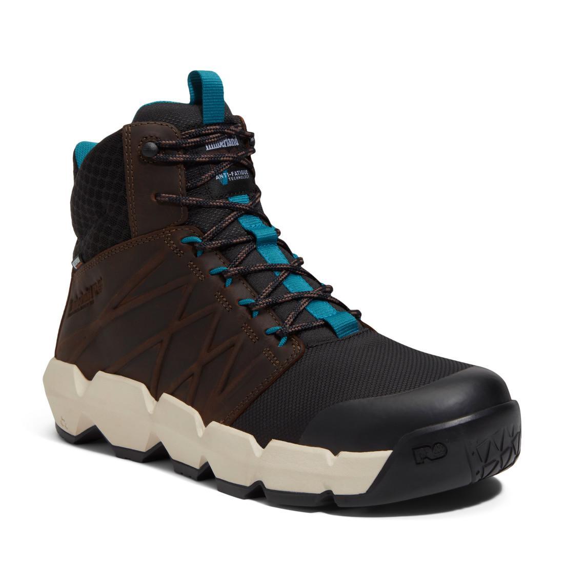 Morphix Waterproof Composite Toe Work Boots - Lightweight Safety Shoes for Construction & Outdoor Work | Slip Resistant, Electrical Hazard Protection