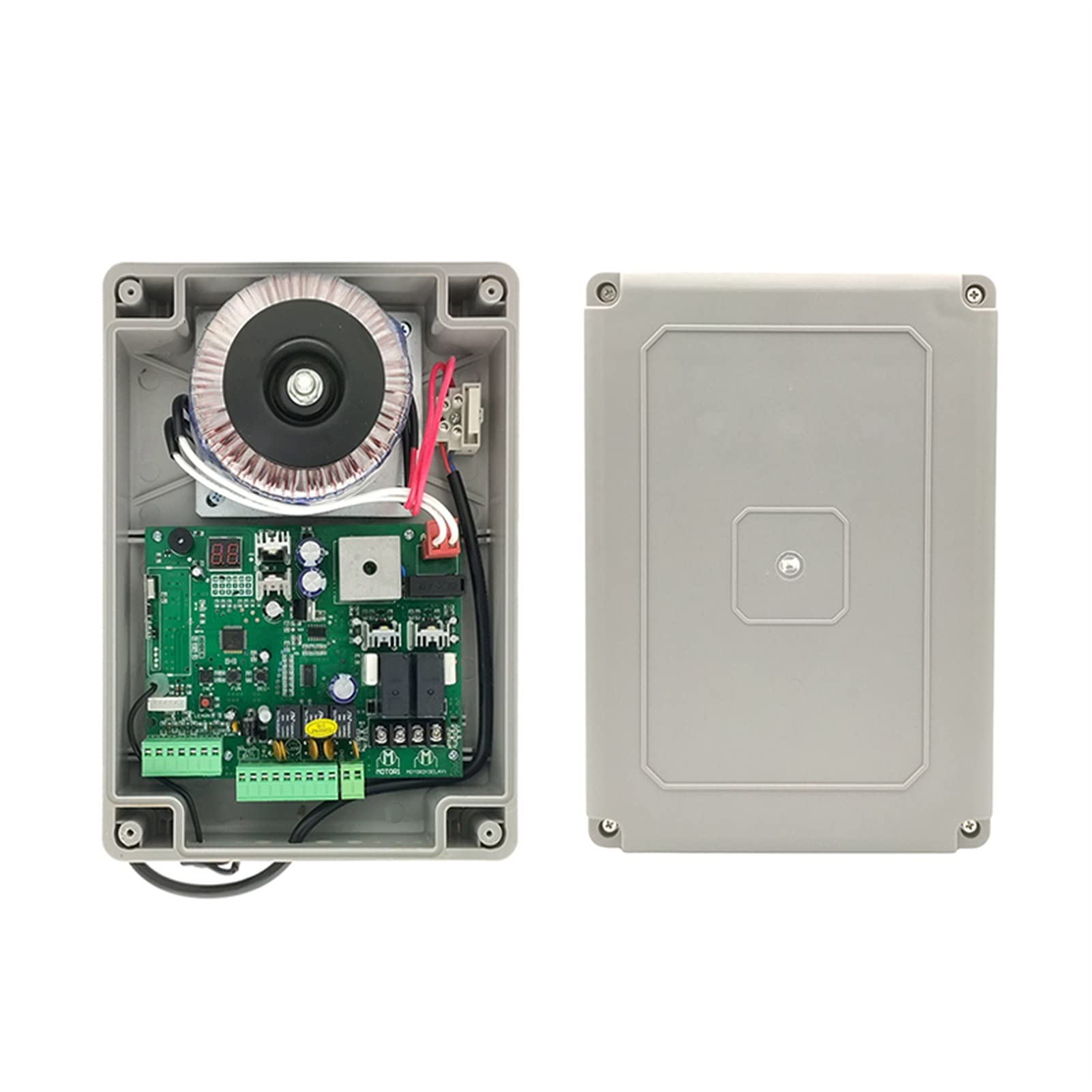 Automatic Gate Opener Control Box - Electric Swing Door Opener with Pull Arm for Driveway & Security Gates | AC-110V Automatic Gate Controller for Home & Commercial Use | Easy Installation & Durable Design