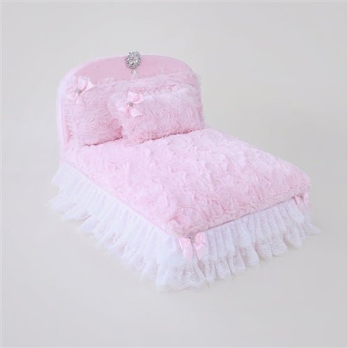 Enchanted Nights Bed in Baby Doll Pink - Luxurious Twin Size Bed Frame for Girls' Room, Princess Themed Bedroom Decor, Perfect for Kids' Sleepovers & Dreamy Bedtime Stories