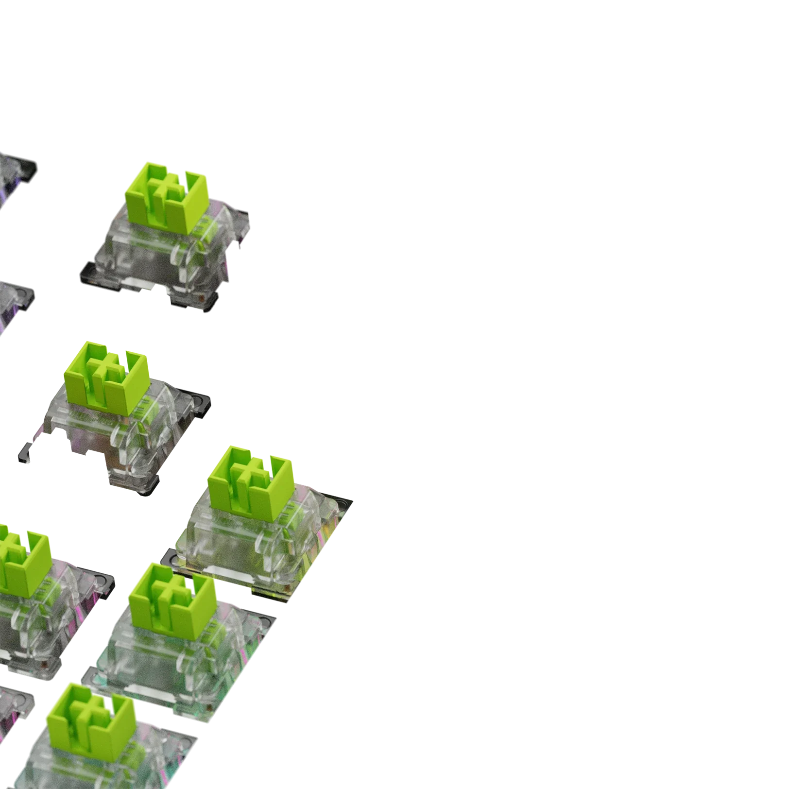 Glorious Raptor Standard HE ISO 65 Mechanical Keyboard Switches - Premium Linear Switches for Gaming, Typing & Office Use