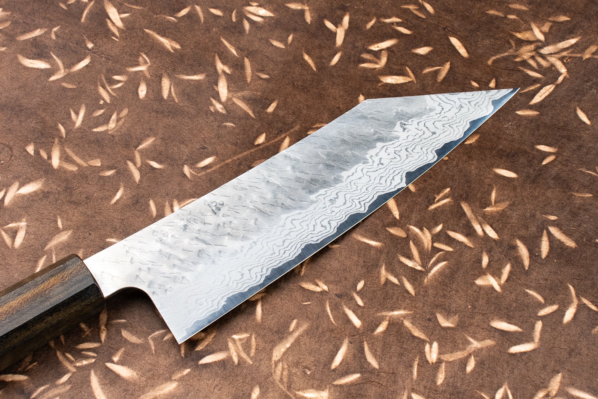 Nigara VG10 Tsuchime Damascus Bunka Knife 180mm - Premium Japanese Kitchen Knife for Slicing, Dicing & Precision Cooking - Perfect for Chefs & Home Cooks