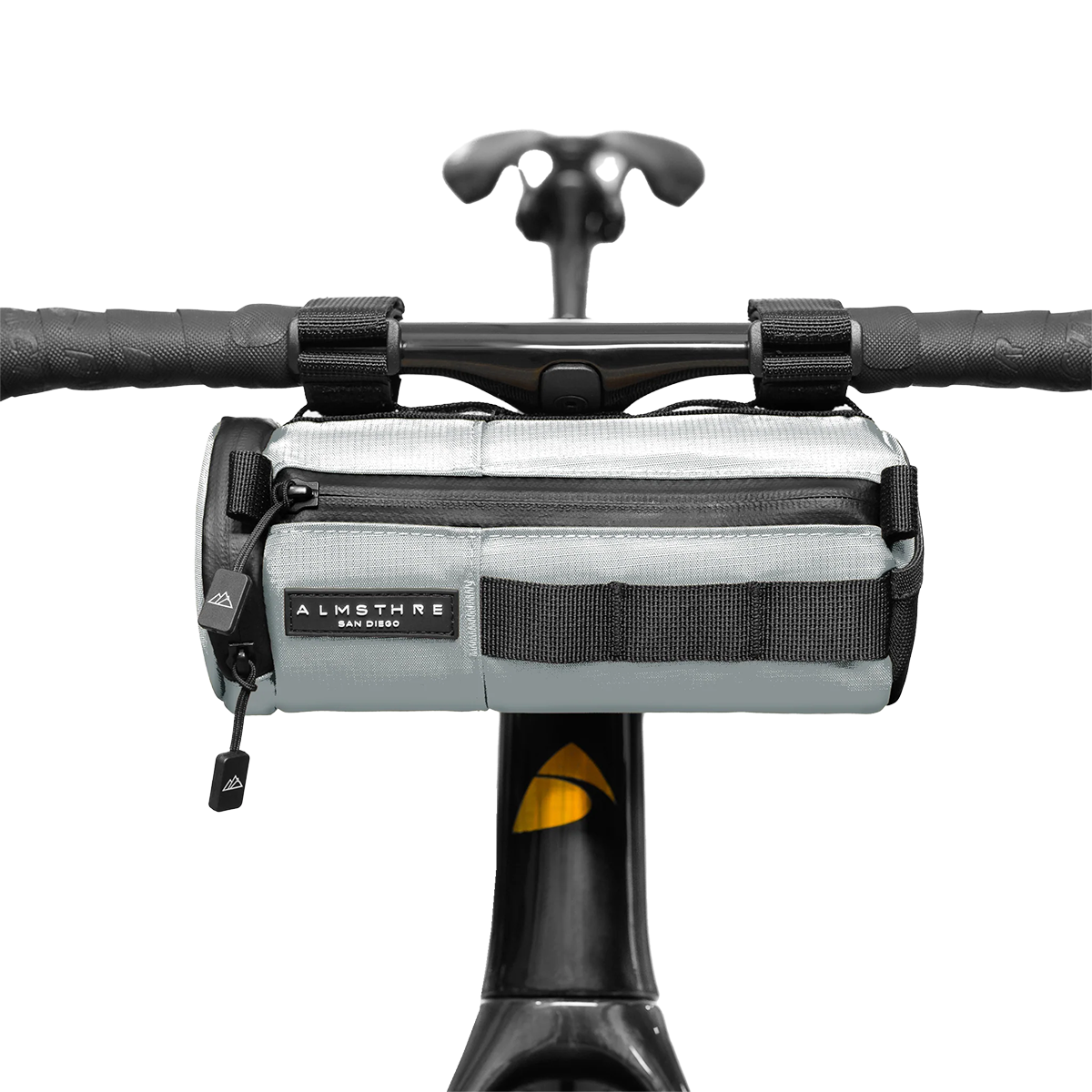 Almsthre Compact Bar Bag - Lightweight & Waterproof Cycling Handlebar Bag for Bikes - Perfect for Commuting, Road Trips & Outdoor Adventures