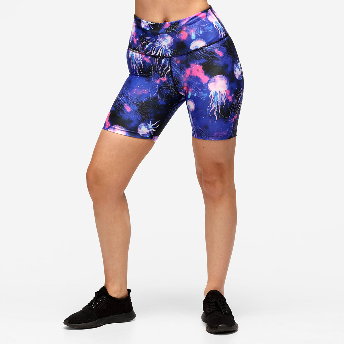 Jellyfish Galaxy Running Shorts for Men & Women - Lightweight Quick-Dry Athletic Shorts with Pockets - Perfect for Jogging, Gym Workouts & Outdoor Activities