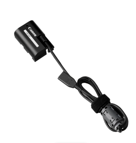 Canon DR-E6P DC Coupler for EOS R5 Mark II Camera - Power Adapter Replacement for Professional Photography & Videography