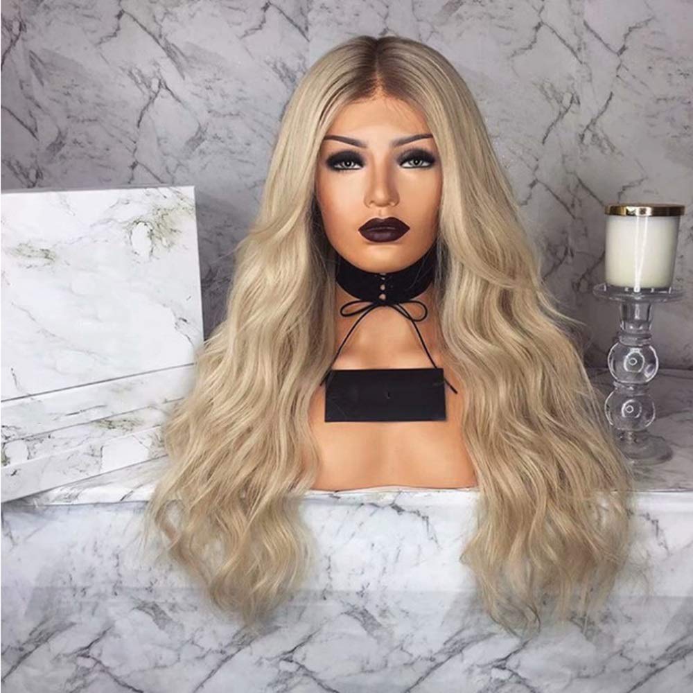 European & American Women's Wigs - Long Curly Gradient Dyed Cornrow Braided Hair in Black | Perfect for Cosplay, Halloween & Daily Fashion