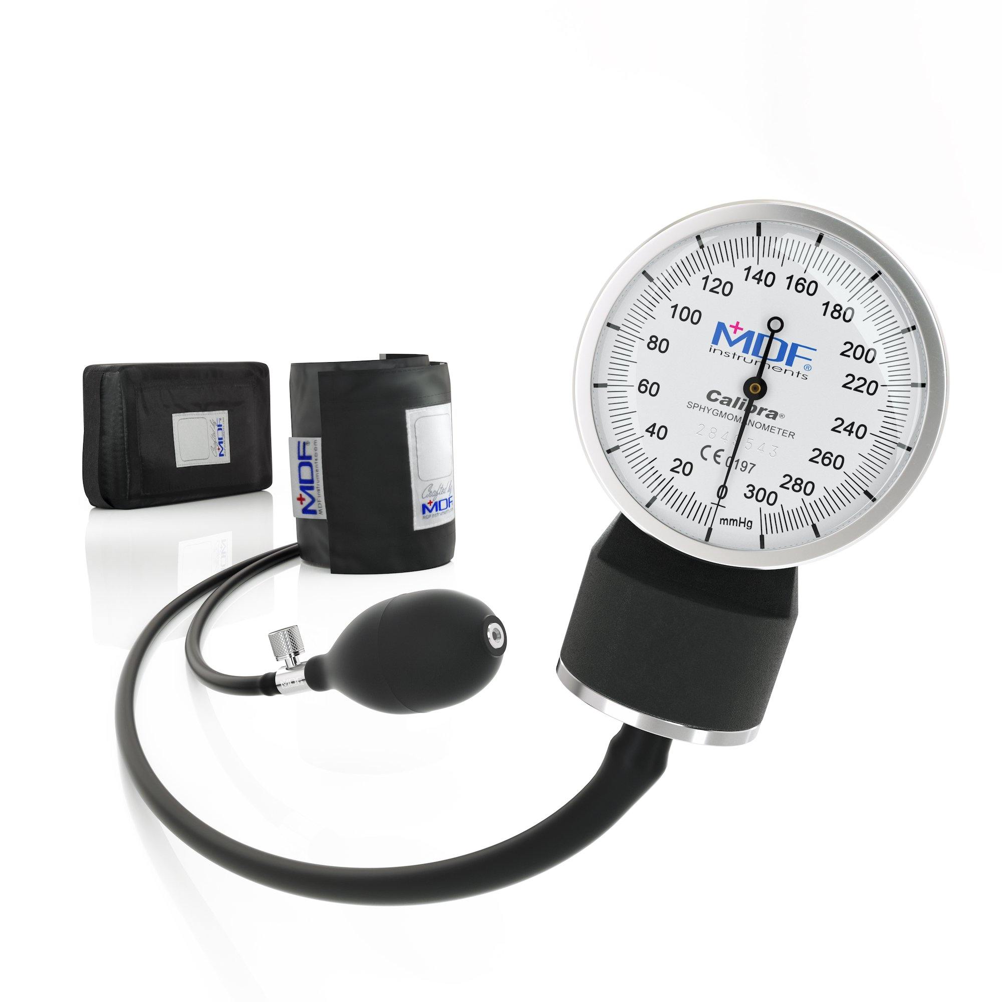 Calibra® Sphygmomanometer - Premium Navy Blue Blood Pressure Monitor for Home & Clinical Use | Accurate Digital BP Cuff for Adults