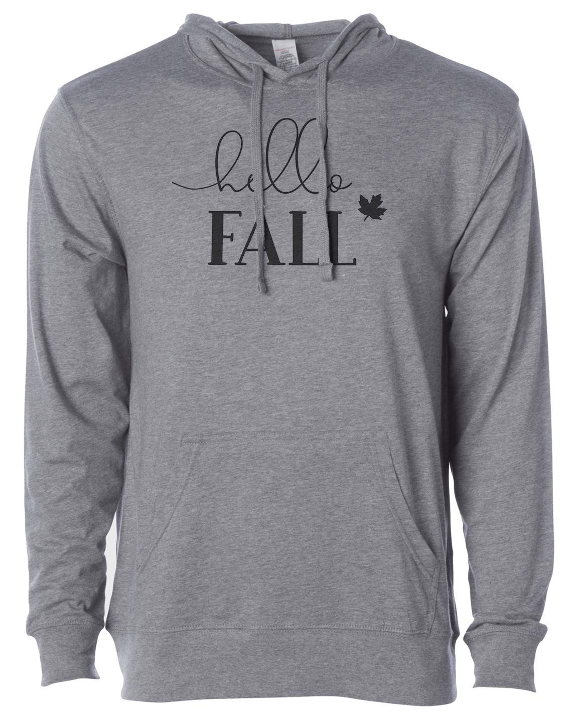 7 ate 9 Apparel Unisex Adult Hello Fall Autumn Shirt - Cozy Seasonal Graphic Tee for Men & Women | Perfect for Pumpkin Picking, Thanksgiving & Autumn Outings