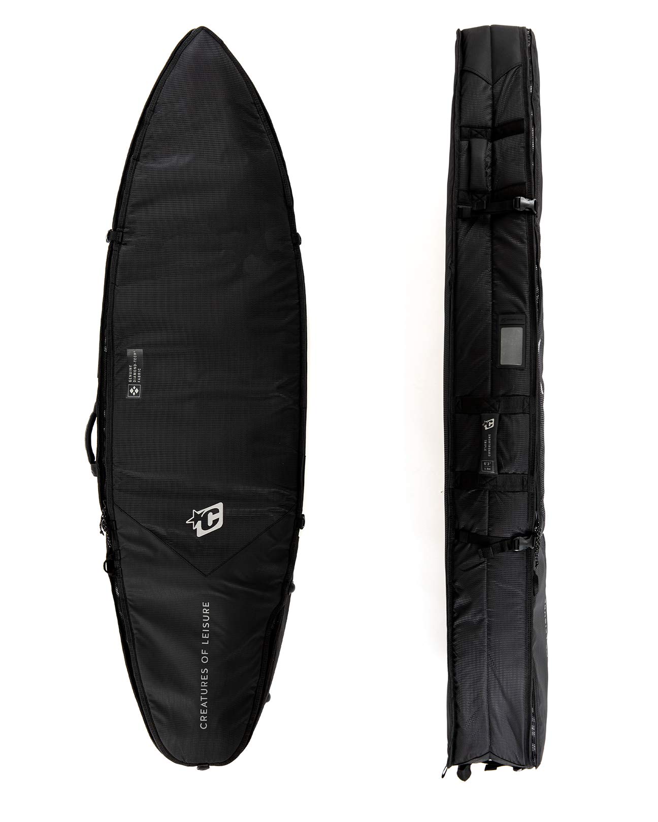 Premium Triple Shortboard Cover Bag by Creatures of Leisure - Waterproof Surfboard Protection for Travel & Storage | Perfect for Beach Trips, Surf Safaris & Board Storage