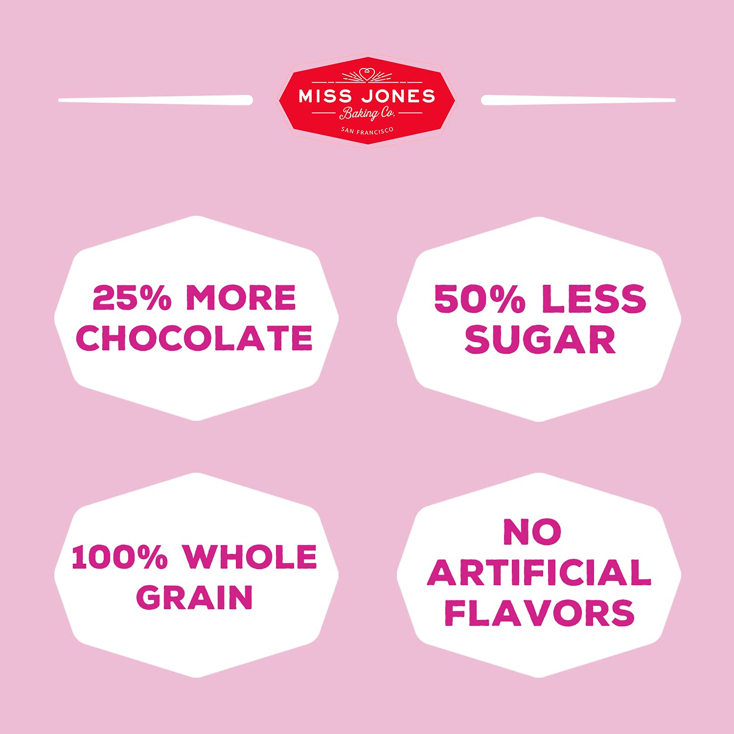 Miss Jones Gluten-Free Chocolate Chip Cookie Mix - Low Sugar, Naturally Sweetened, Rich Chocolate Chips (13oz) for Healthy Desserts, Snacks & Holiday Baking