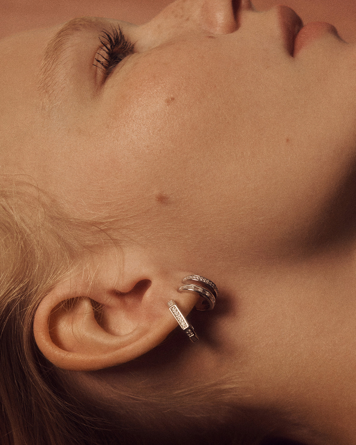 GRID Bianca Silver Hoops - Elegant Sterling Silver Hoop Earrings for Women | Perfect for Everyday Wear, Parties & Gifting
